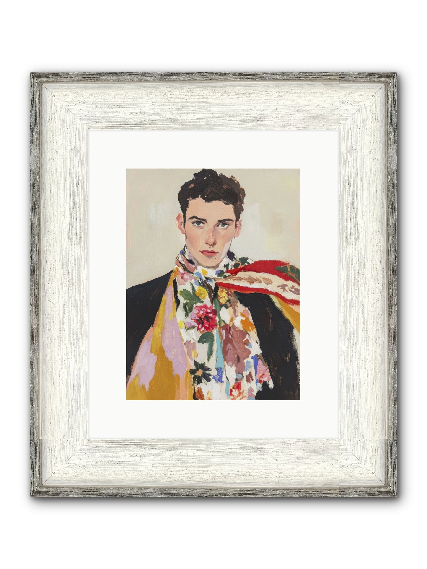 Sugar Meets The Soul Framed Print - Driftwood White 9x12