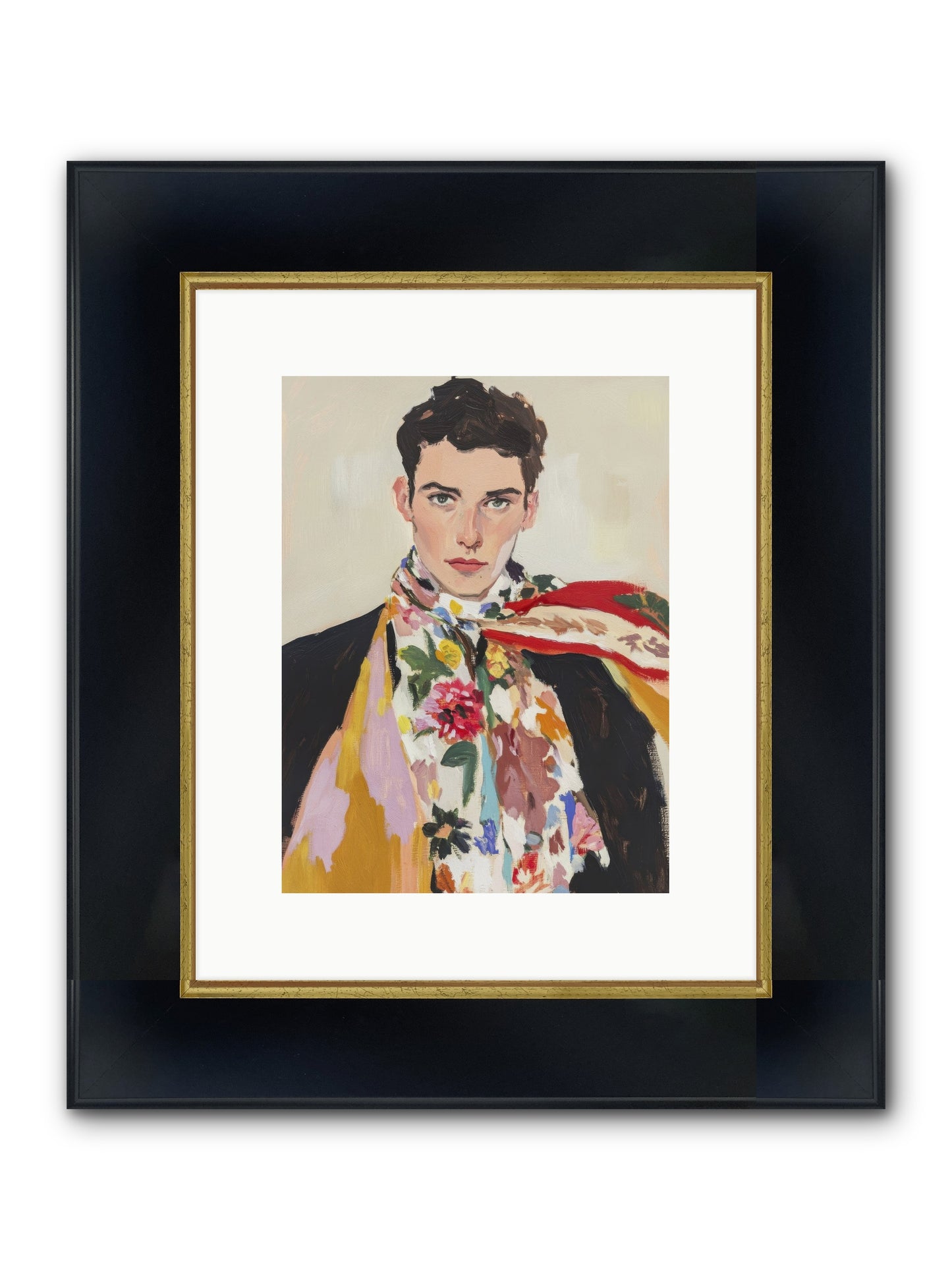 Sugar Meets The Soul Framed Print - Wide Black w/Gold 9x12