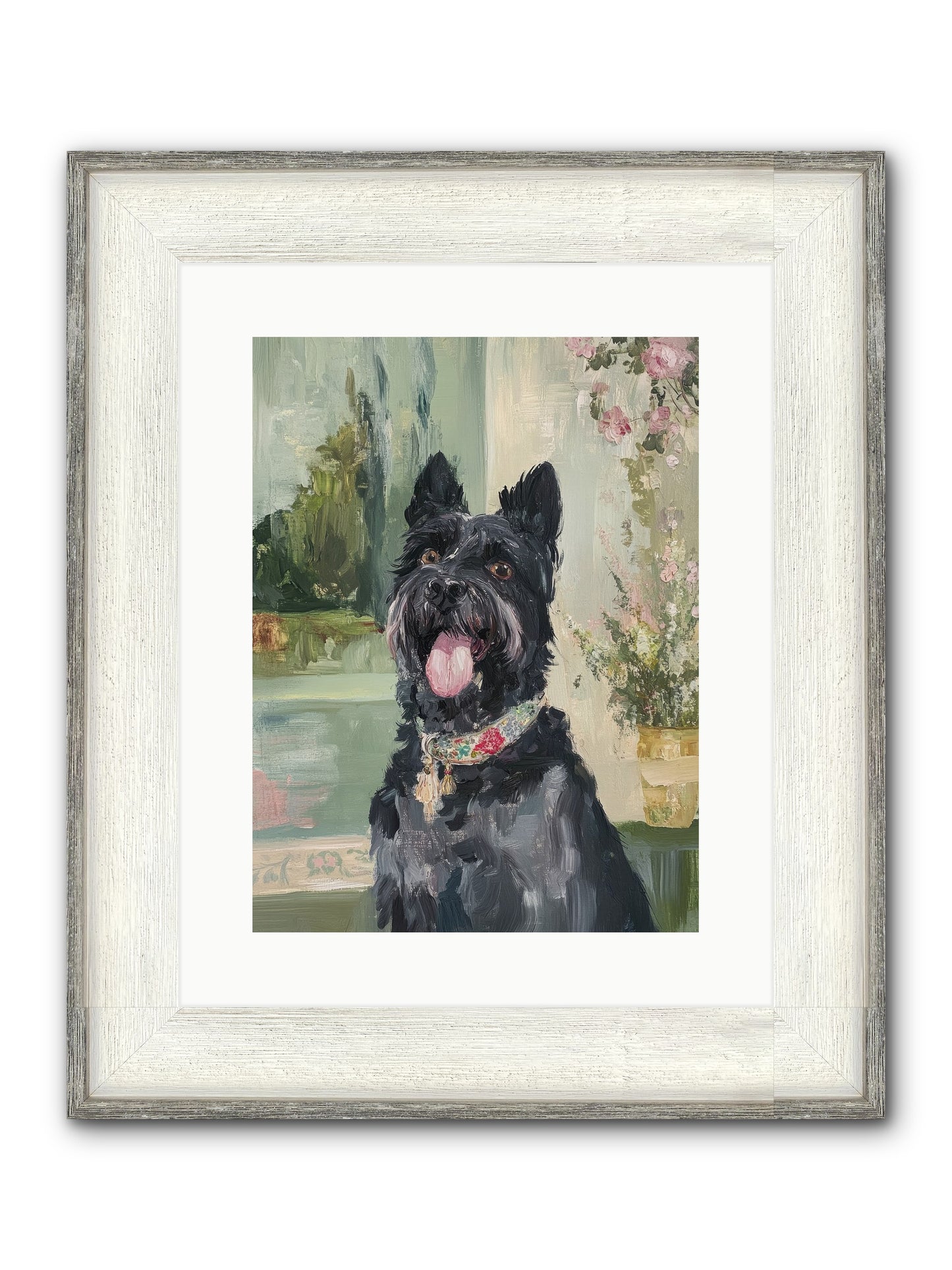 Sugar Plum Framed Print - Driftwood White 12x16