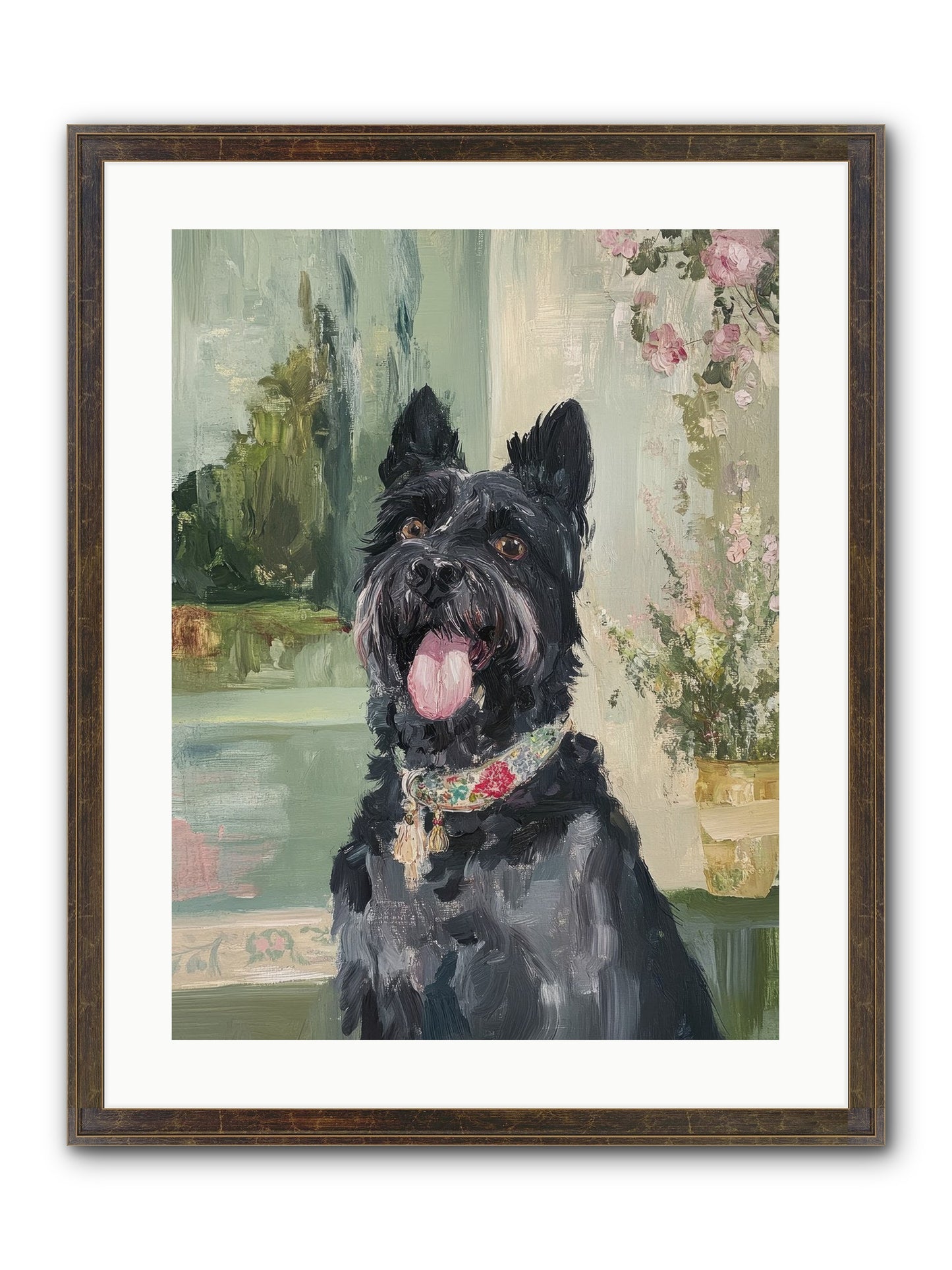 Sugar Plum Framed Print - Slimwoods Black/Gold 18x24