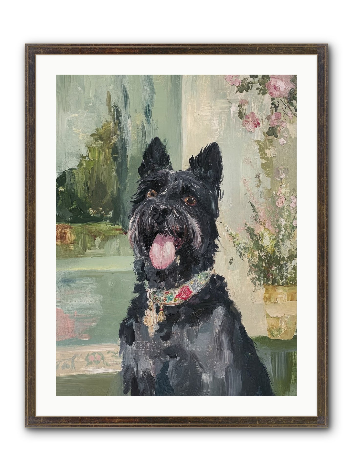Sugar Plum Framed Print - Slimwoods Black/Gold 24x32