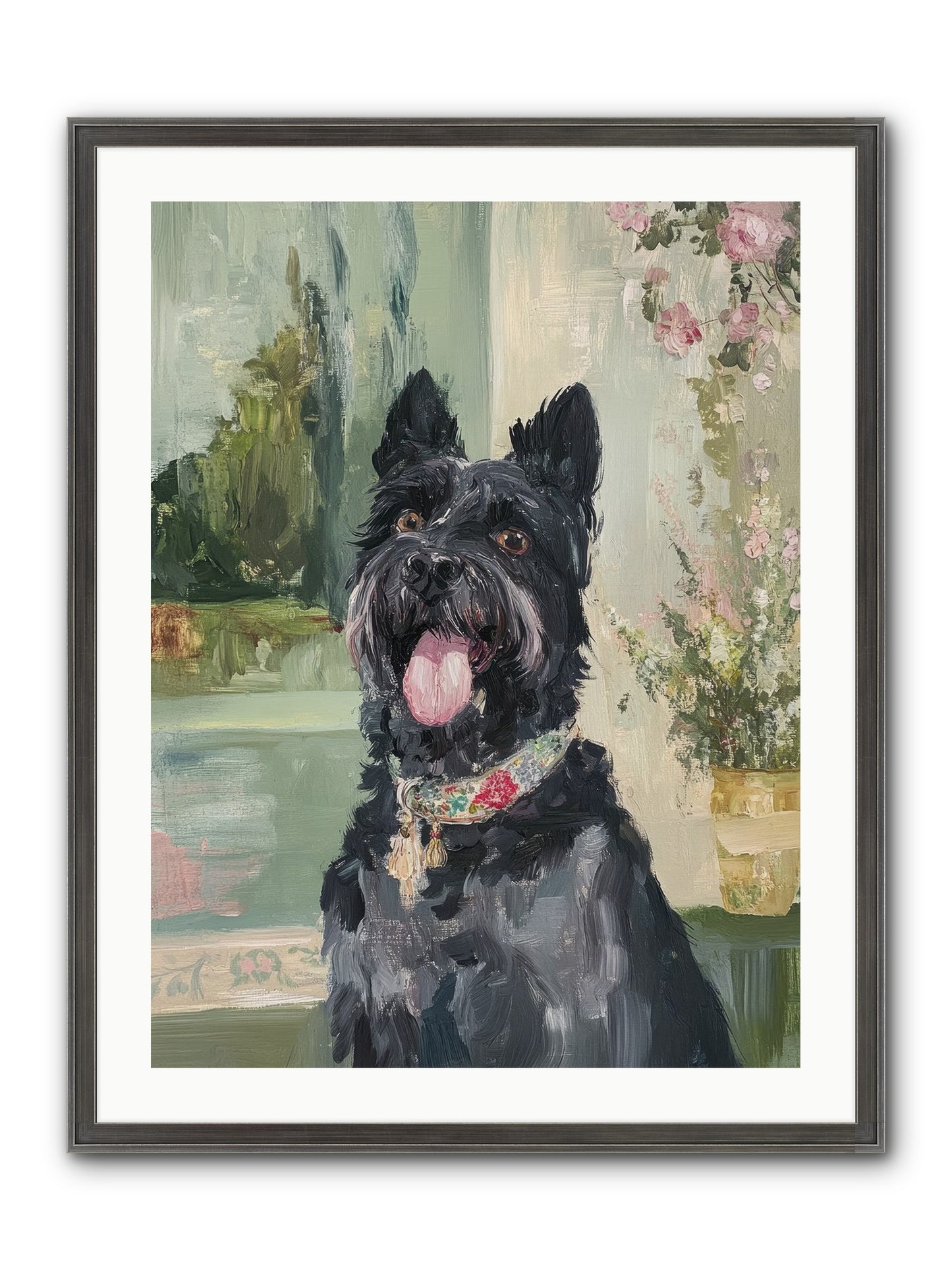Sugar Plum Framed Print - Slimwoods Black/Silver 24x32