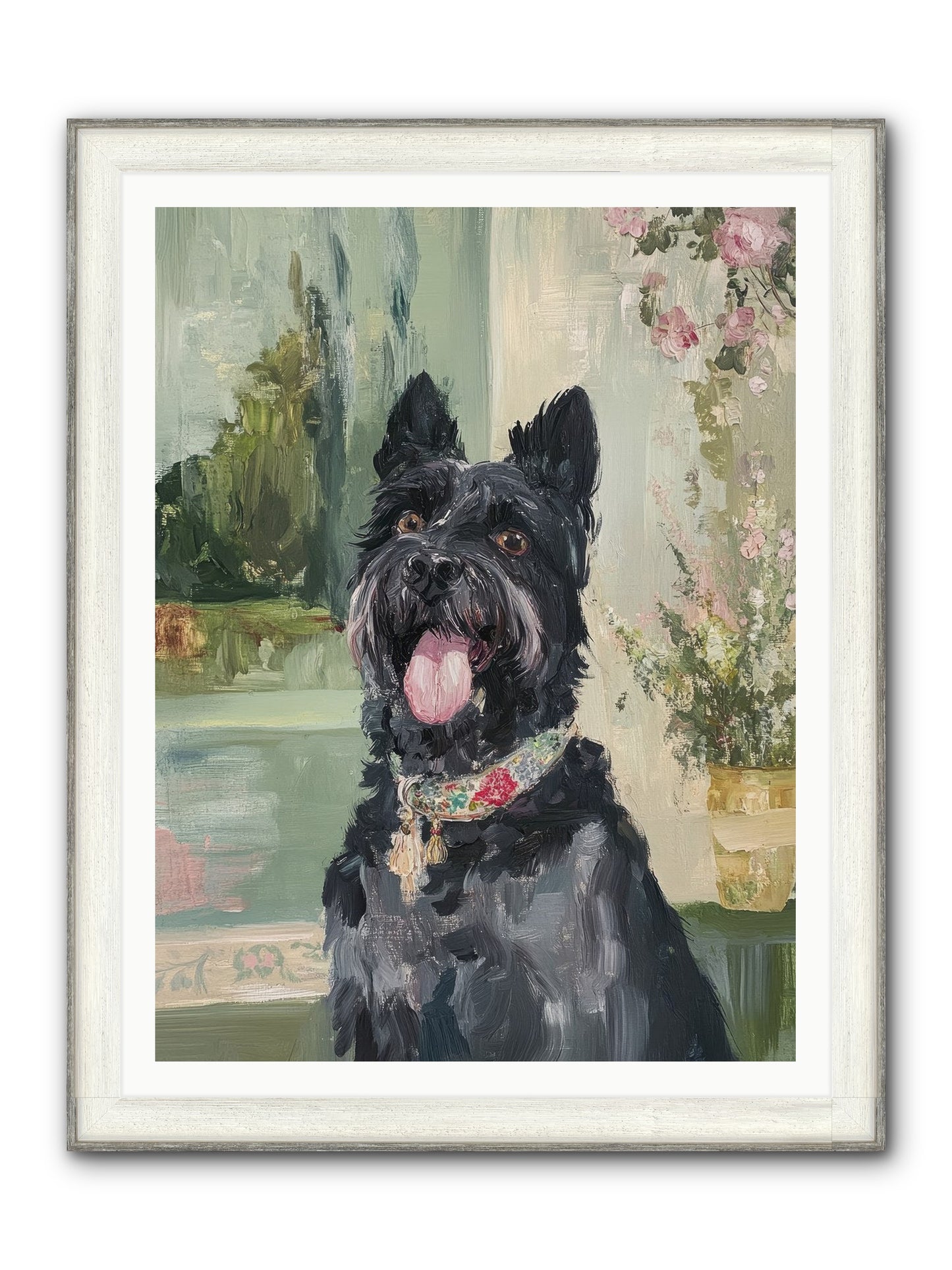Sugar Plum Framed Print - Driftwood White 36x48