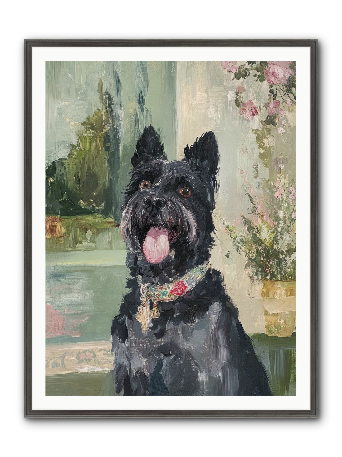 Sugar Plum Framed Print - Slimwoods Black/Silver 36x48