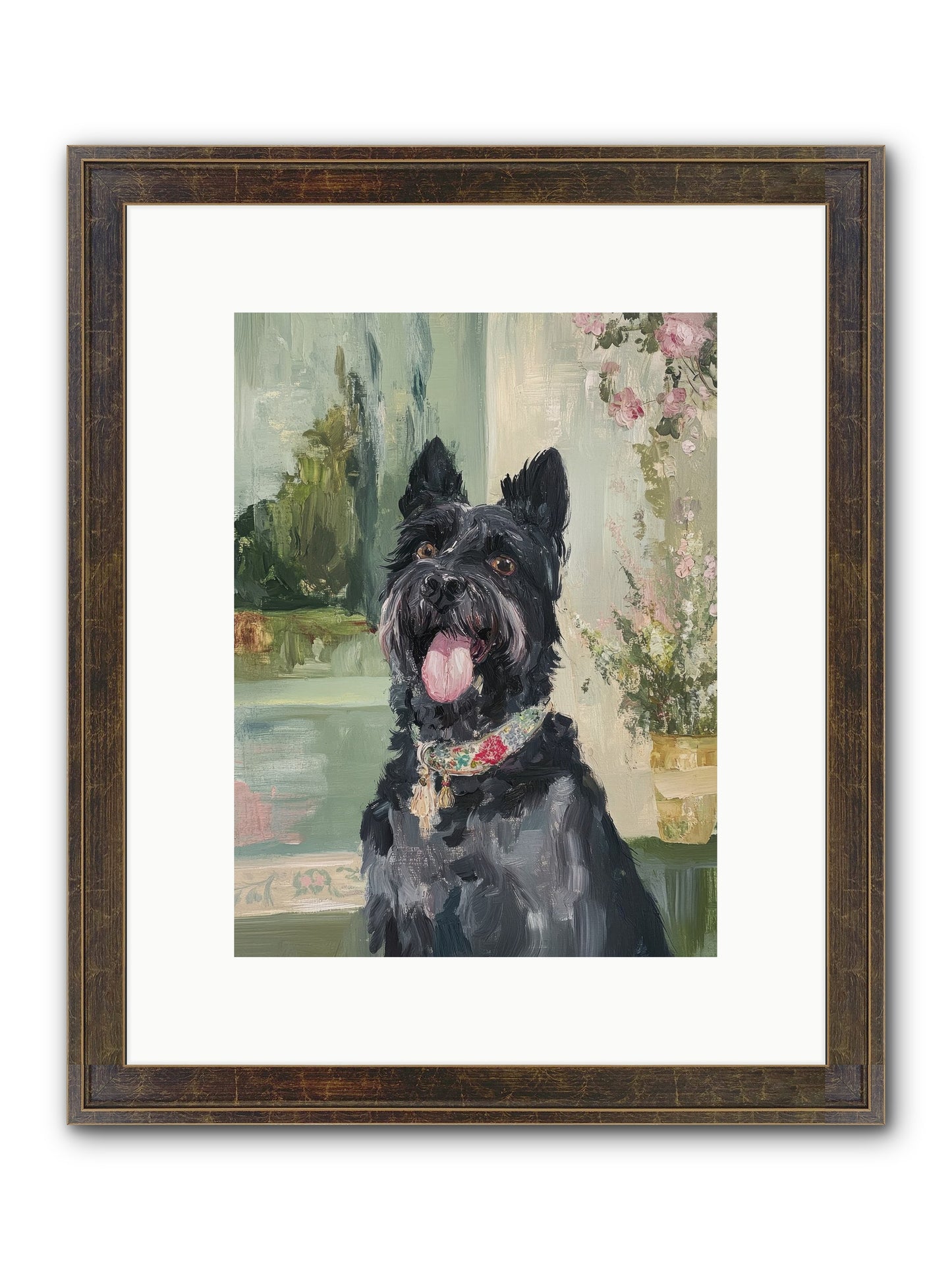 Sugar Plum Framed Print - Slimwoods Black/Gold 9x12