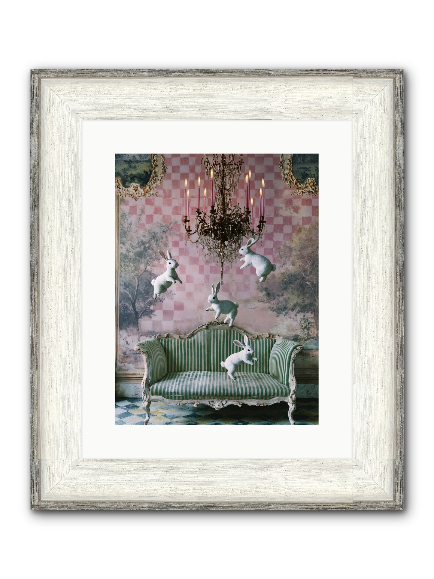 Sugar Thistle Tales Framed Print - Driftwood White 12x16