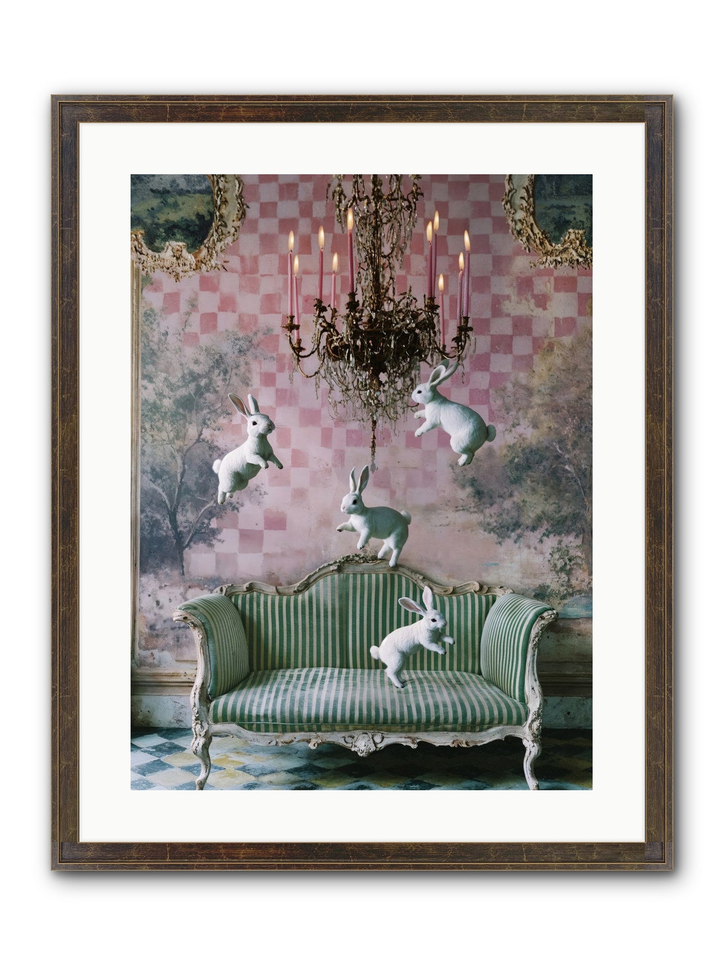 Sugar Thistle Tales Framed Print - Slimwoods Black/Gold 18x24