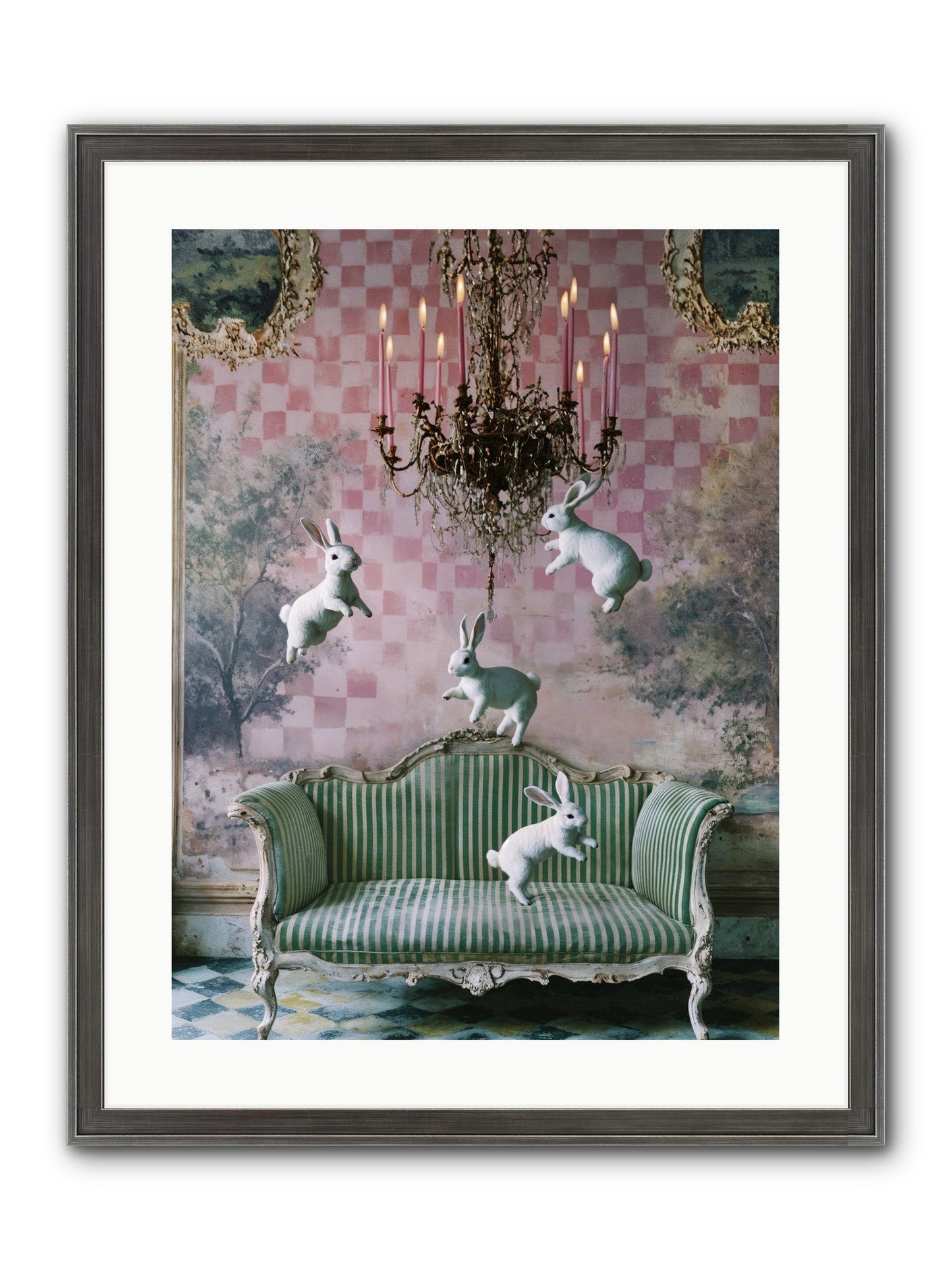 Sugar Thistle Tales Framed Print - Slimwoods Black/Silver 18x24