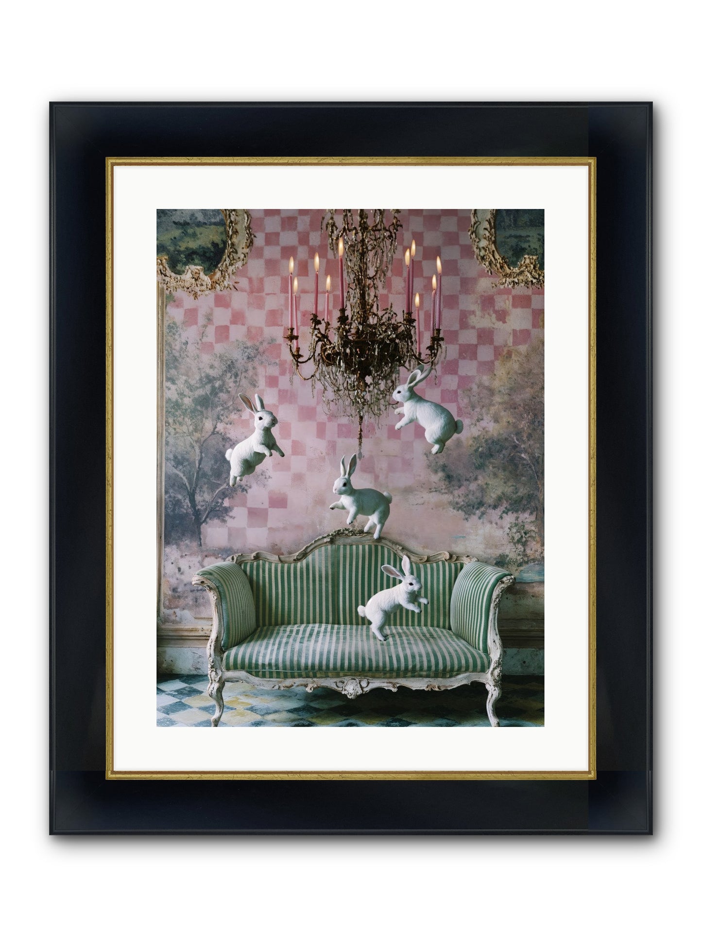Sugar Thistle Tales Framed Print - Wide Black w/Gold 18x24
