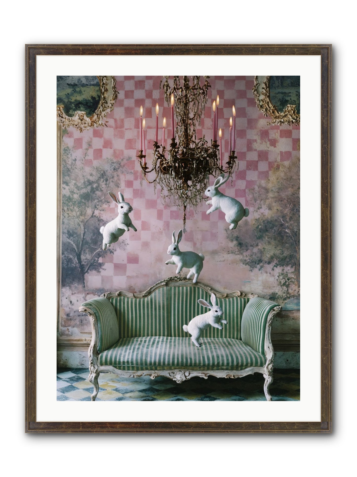 Sugar Thistle Tales Framed Print - Slimwoods Black/Gold 24x32