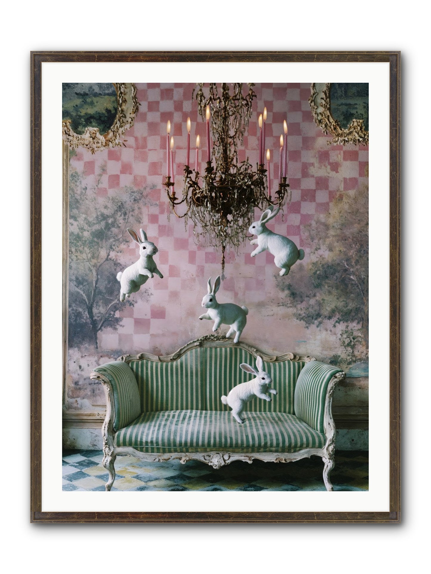 Sugar Thistle Tales Framed Print - Slimwoods Black/Gold 30x40