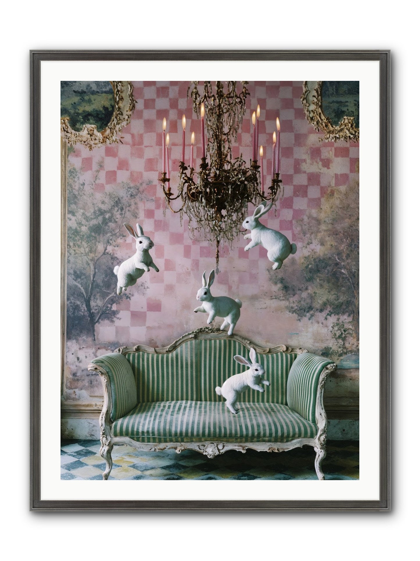 Sugar Thistle Tales Framed Print - Slimwoods Black/Silver 30x40
