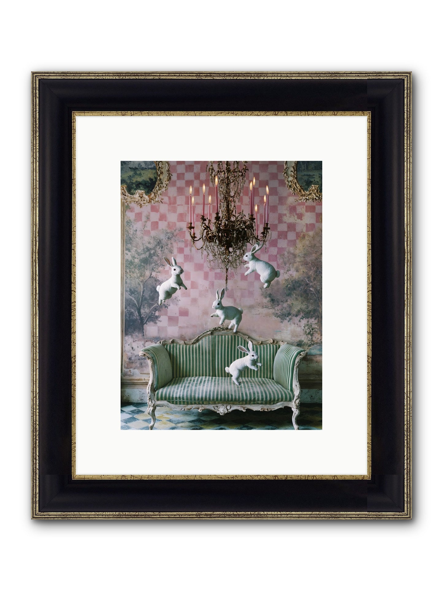 Sugar Thistle Tales Framed Print - Black & Gold 9x12