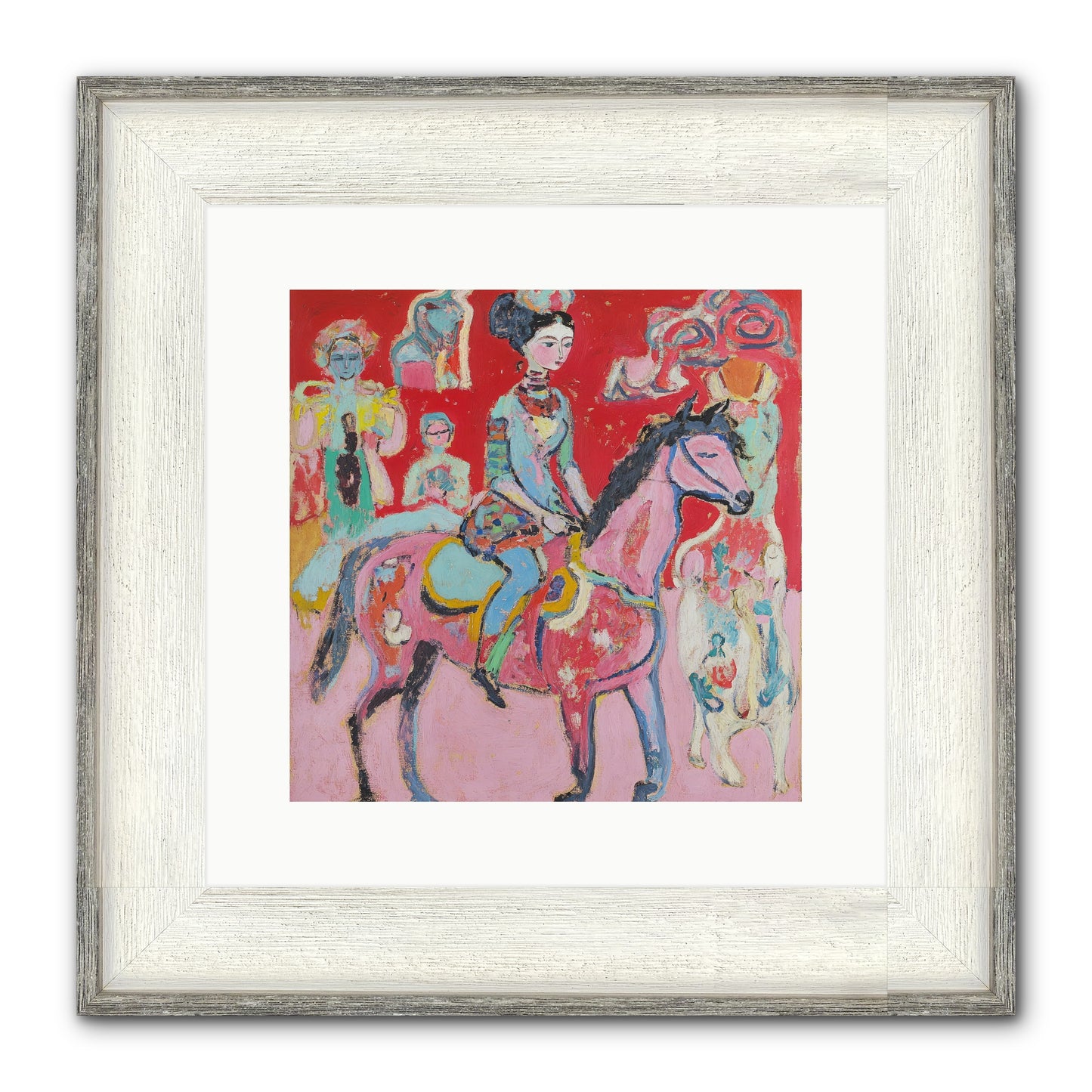 Sugared Dreams Framed Print - Driftwood White 12x12