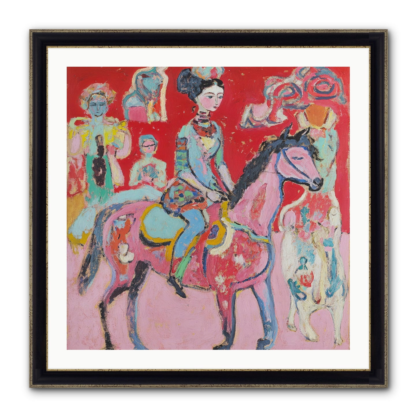 Sugared Dreams Framed Print - Black & Gold 30x30