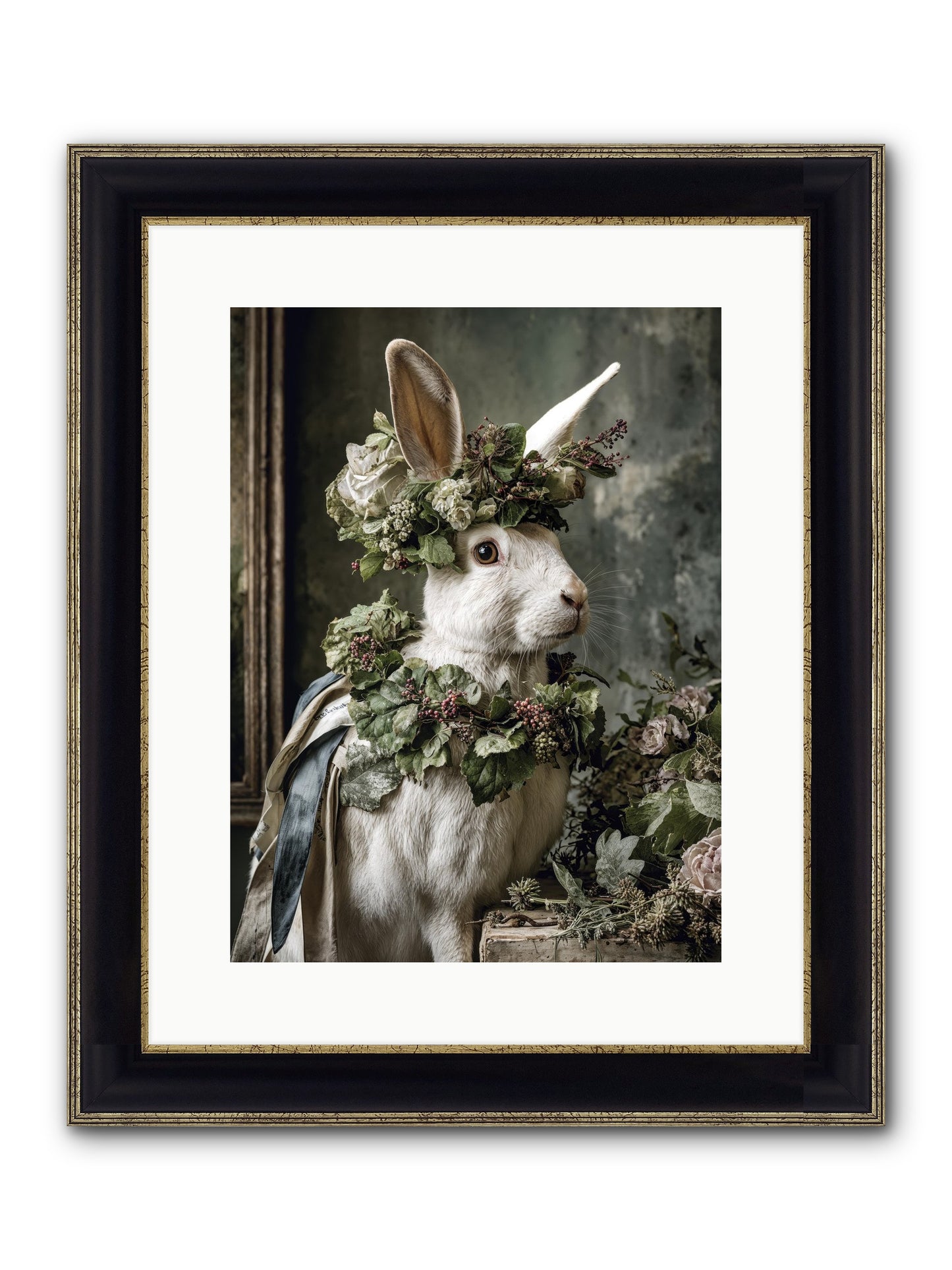 Sumerlin Framed Print - Black & Gold 12x16