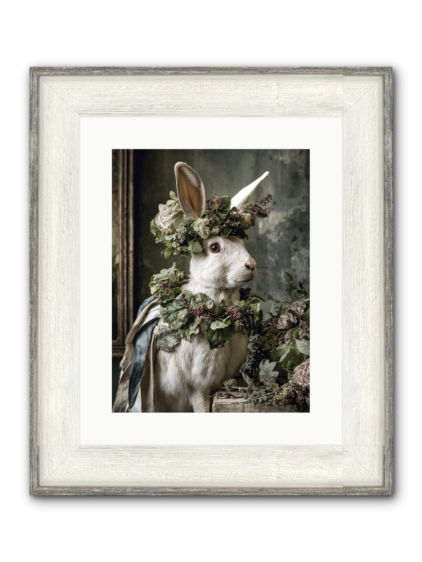 Sumerlin Framed Print - Driftwood White 12x16