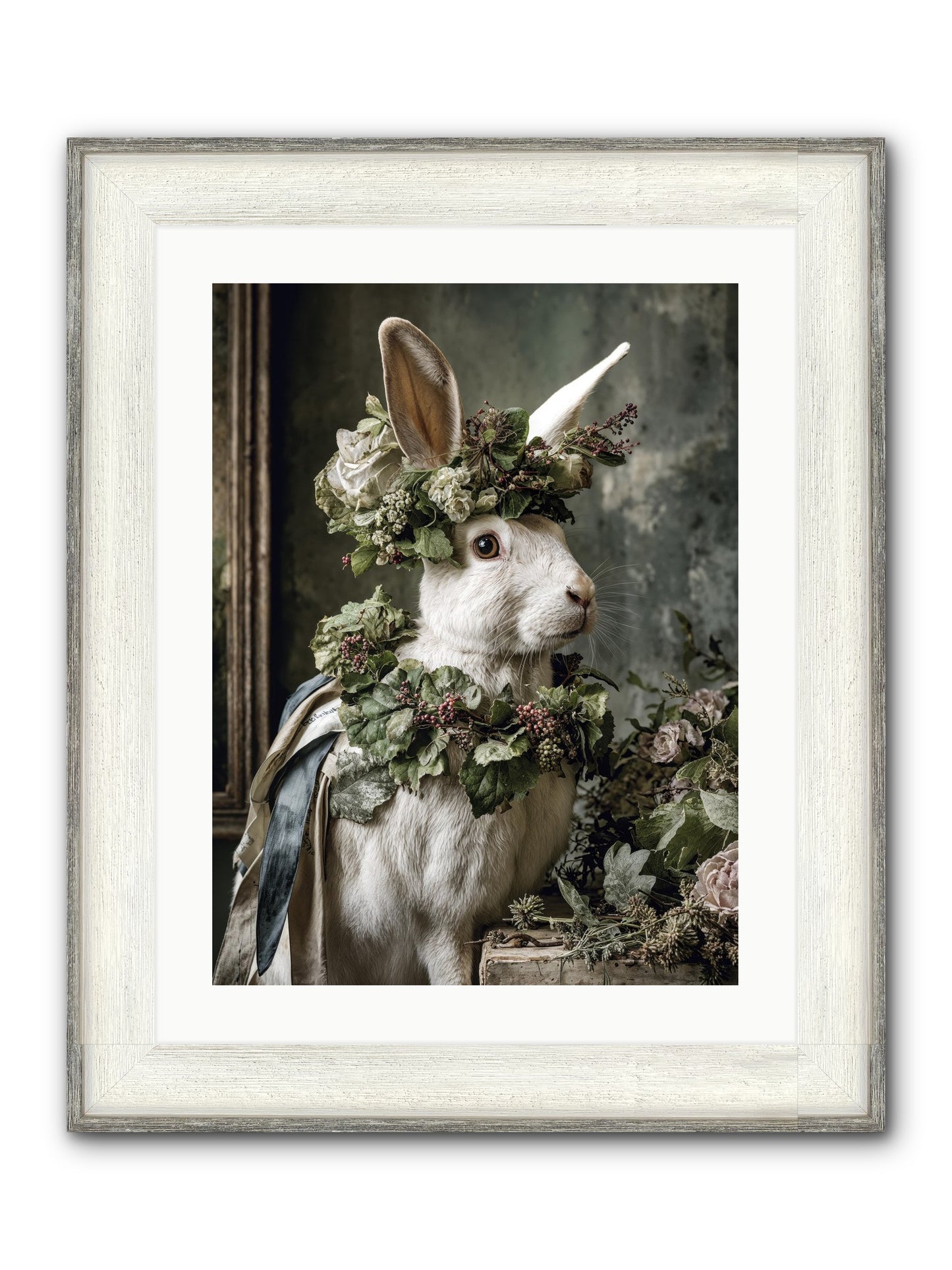 Sumerlin Framed Print - Driftwood White 18x24