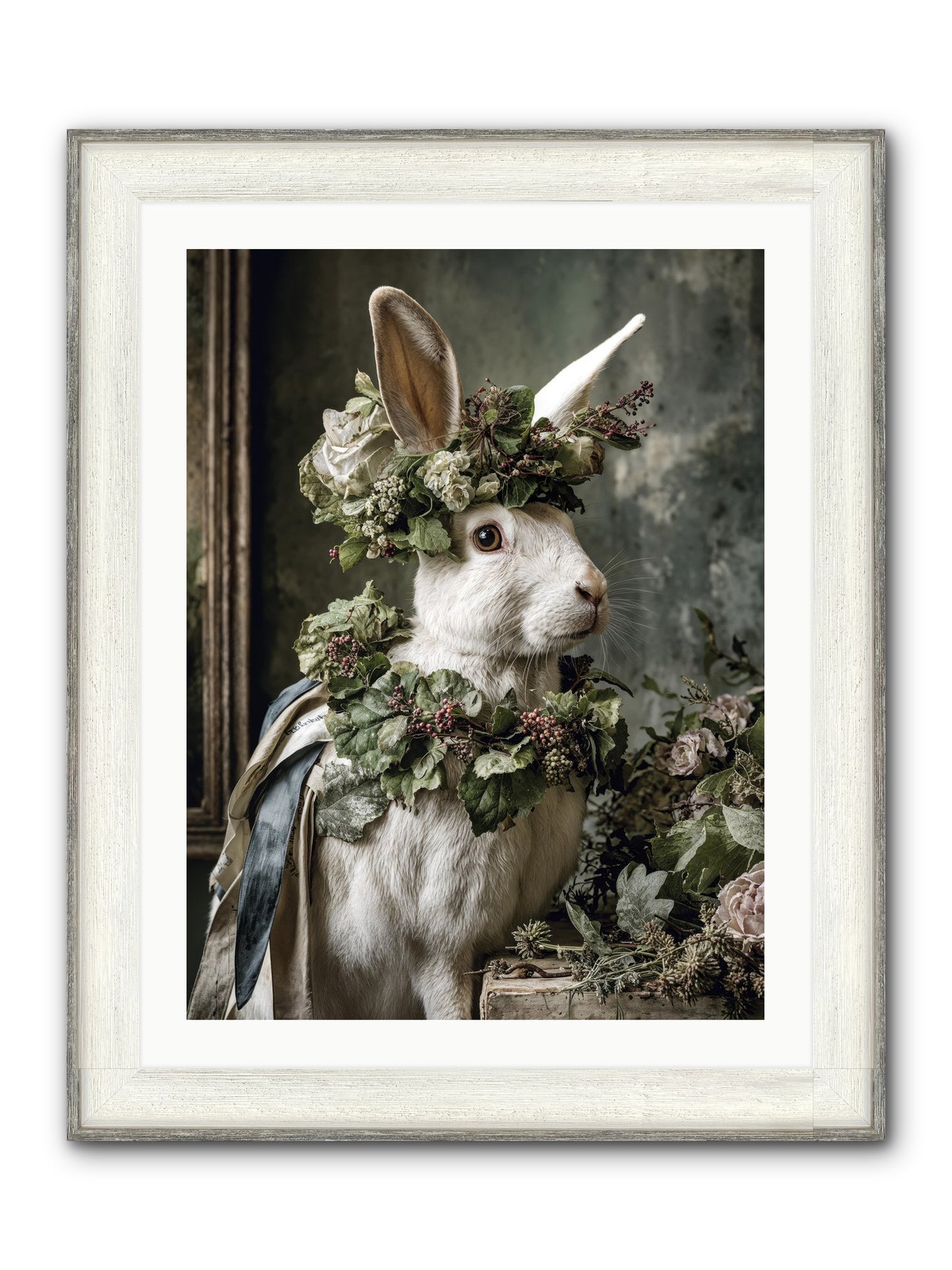 Sumerlin Framed Print - Driftwood White 24x32