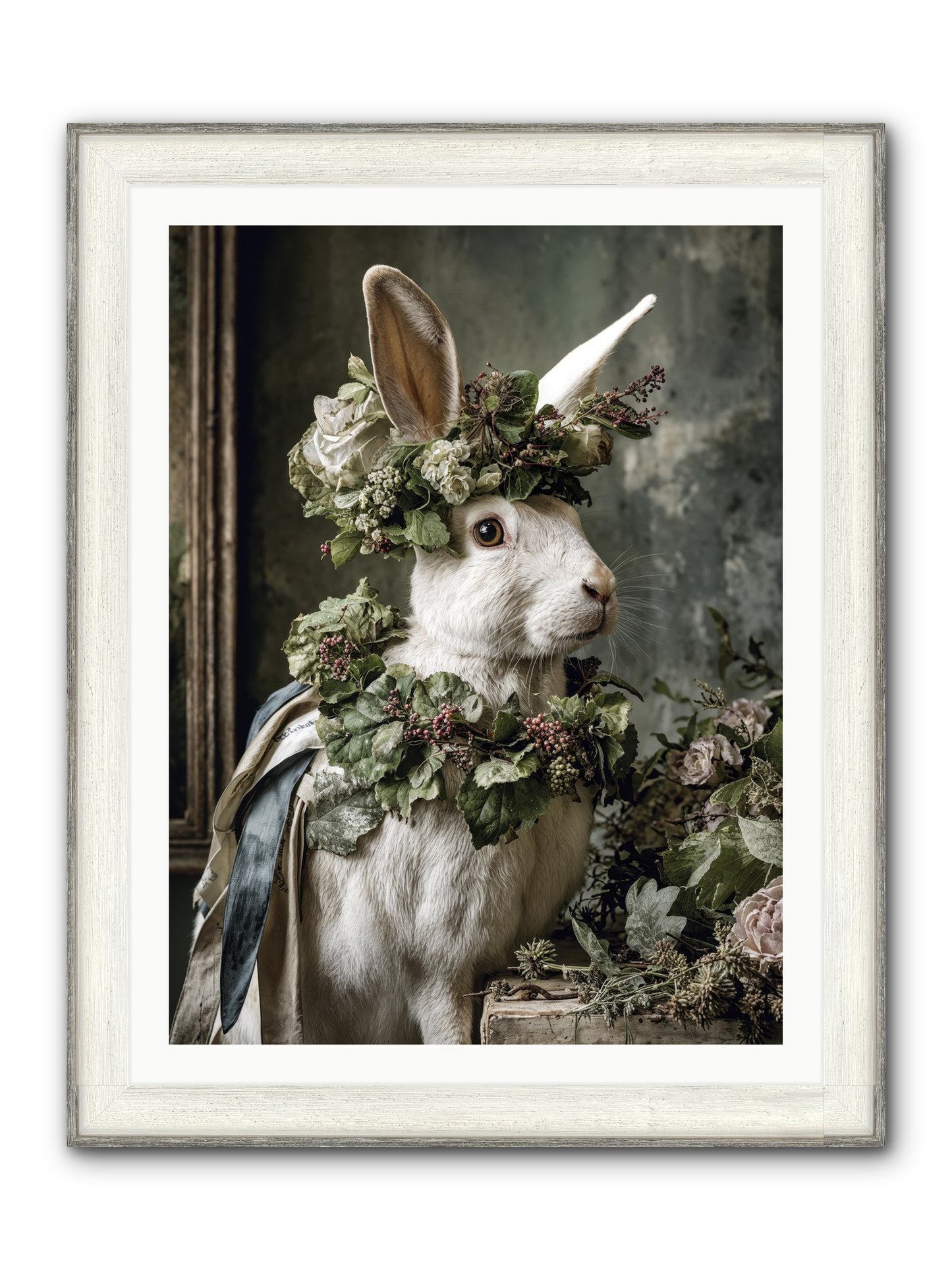 Sumerlin Framed Print - Driftwood White 30x40