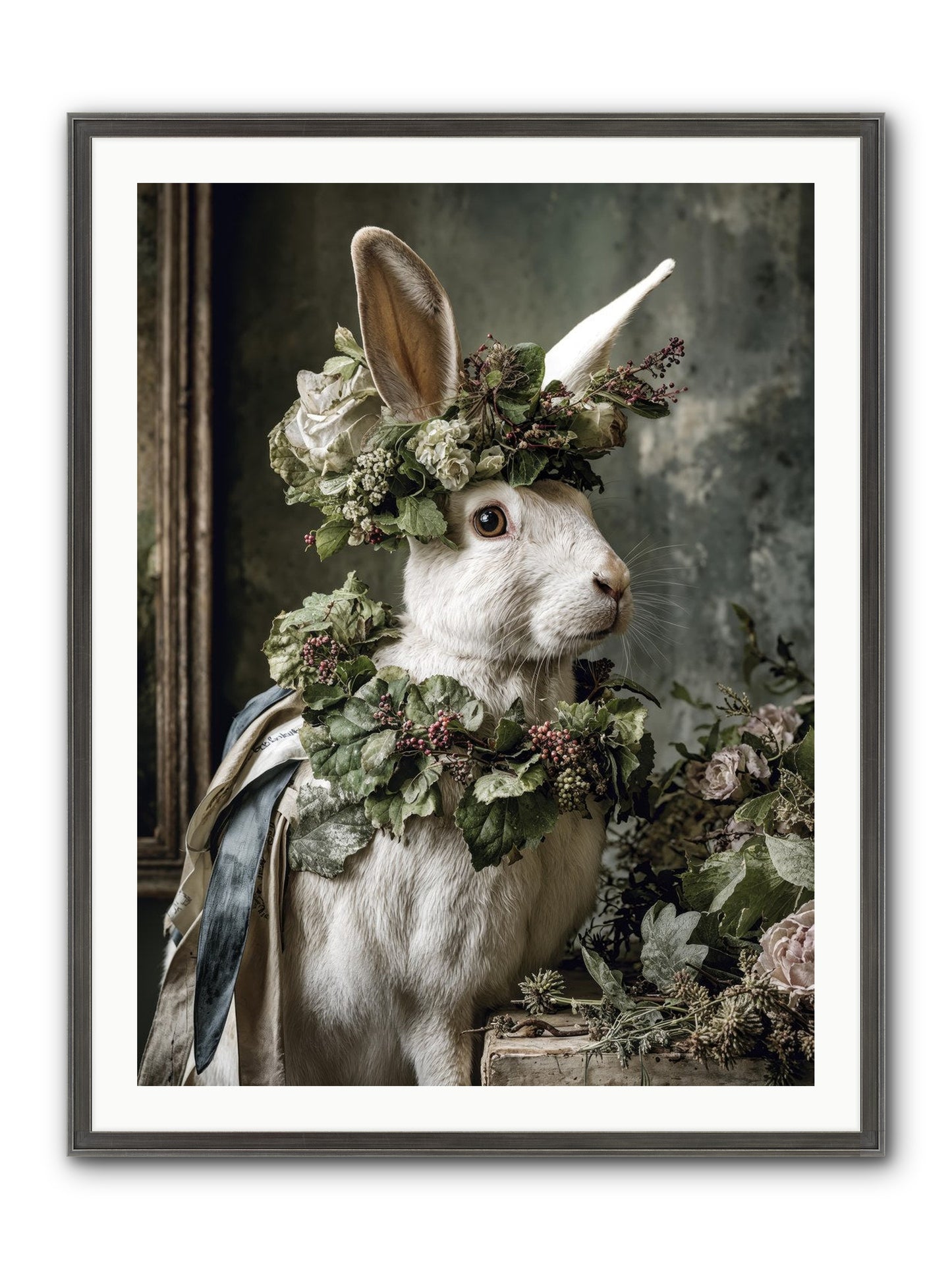 Sumerlin Framed Print - Slimwoods Black/Silver 30x40