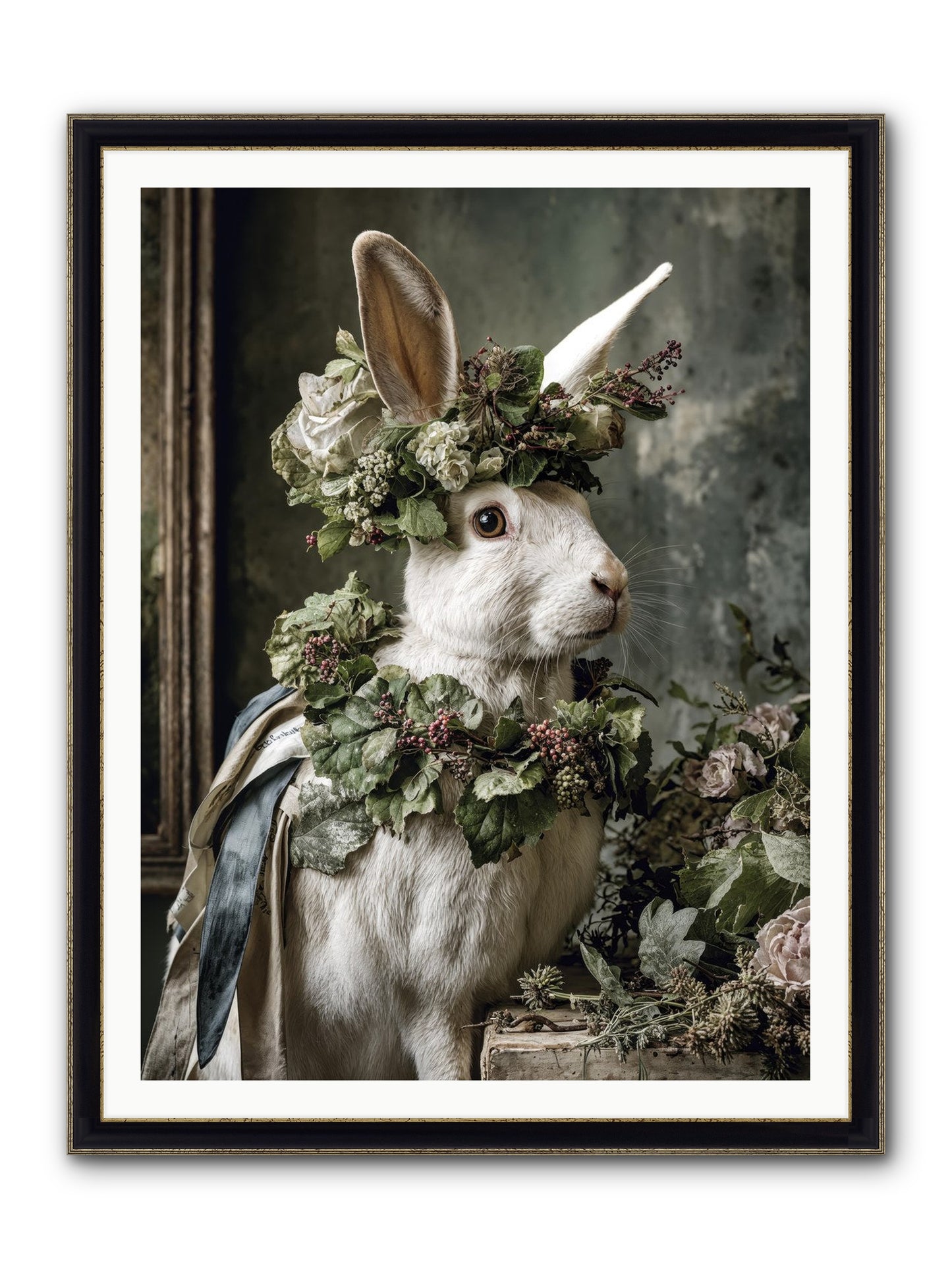 Sumerlin Framed Print - Black & Gold 36x48