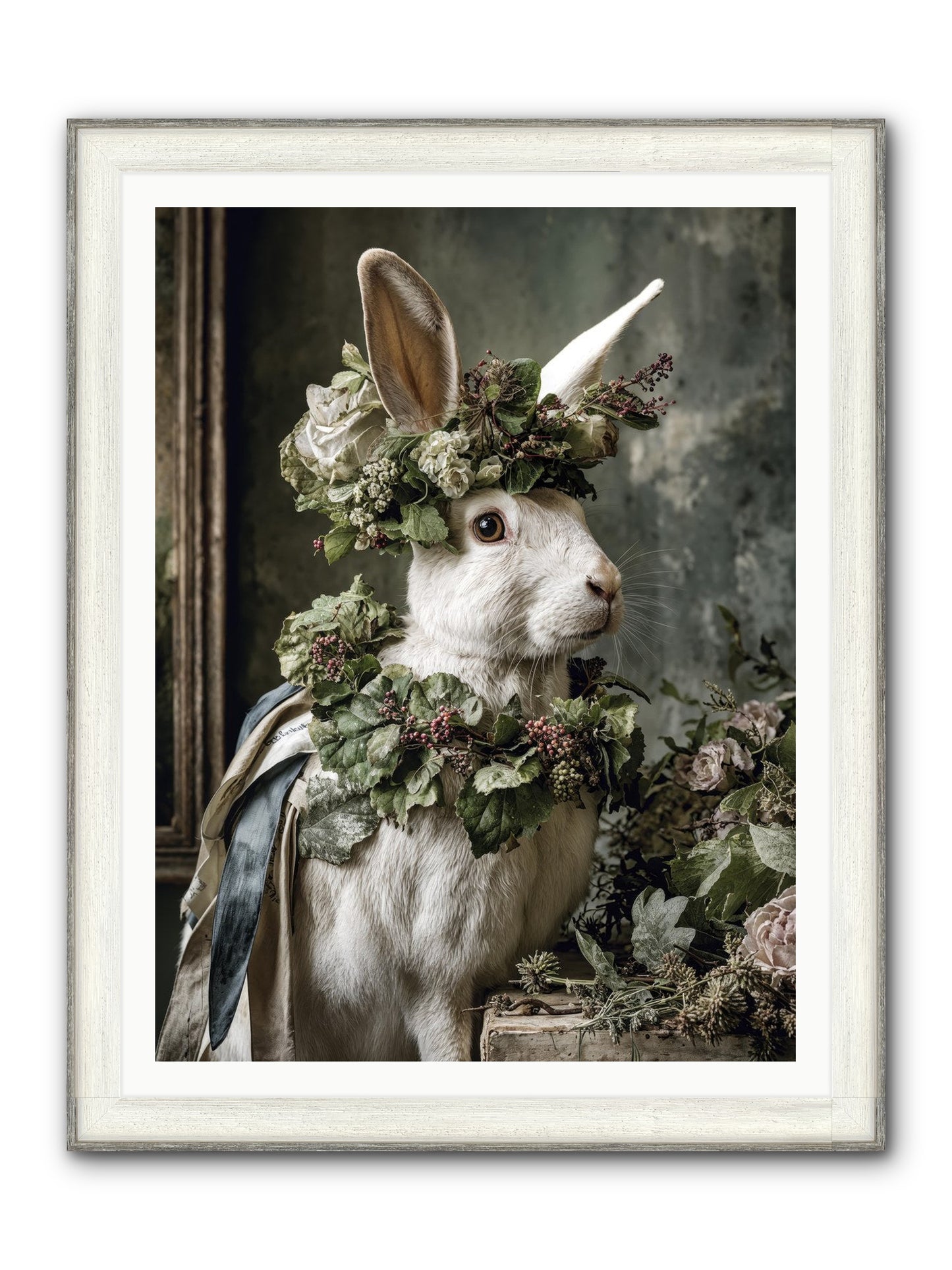 Sumerlin Framed Print - Driftwood White 36x48