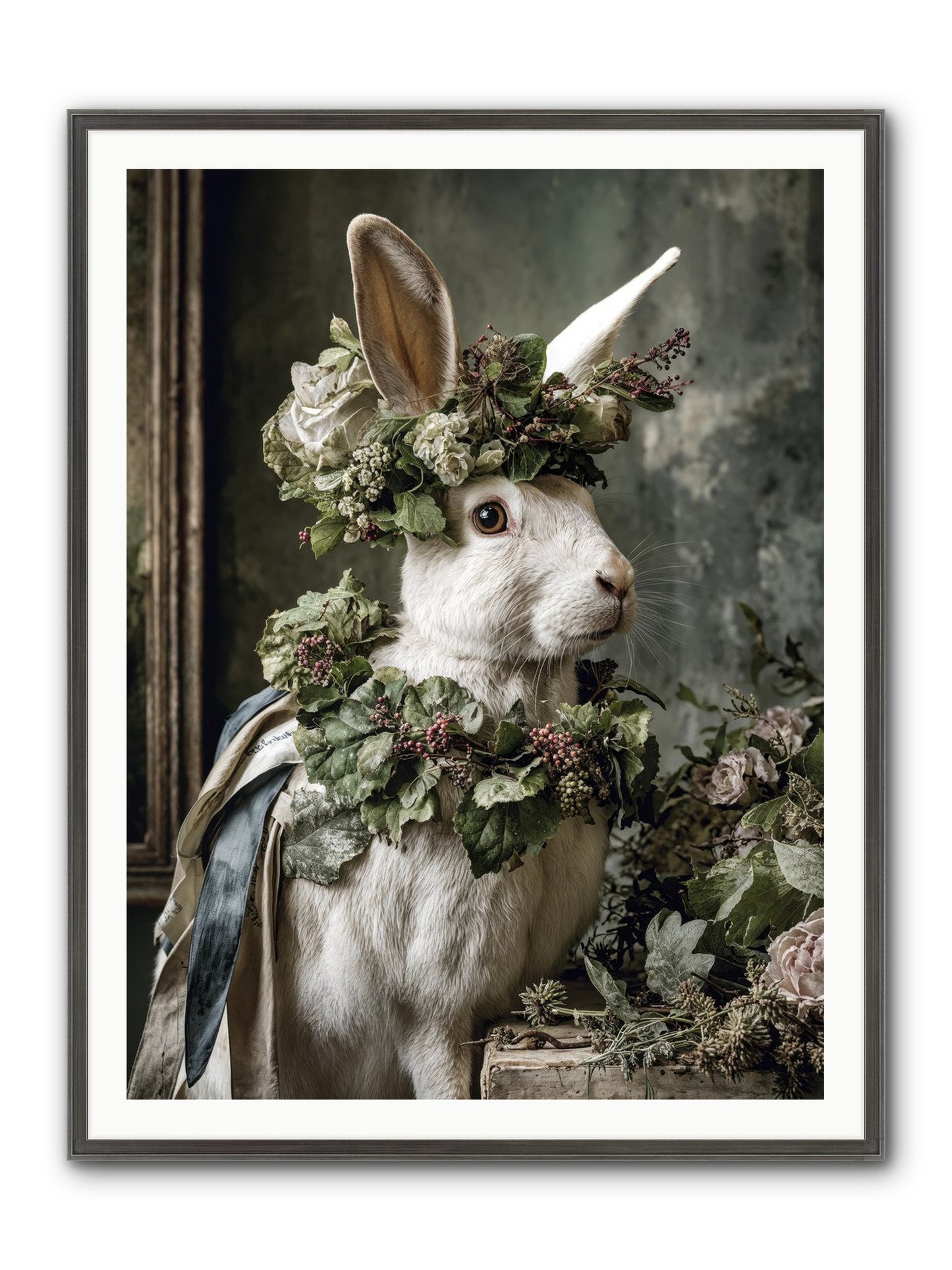 Sumerlin Framed Print - Slimwoods Black/Silver 36x48