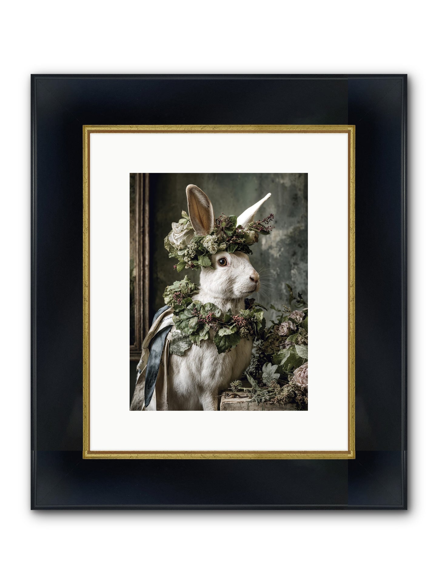 Sumerlin Framed Print - Wide Black w/Gold 9x12