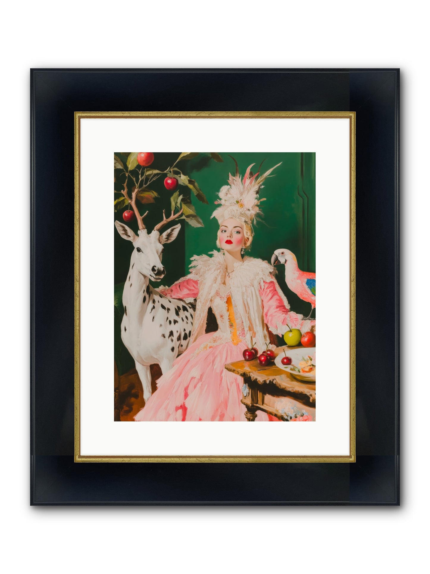 Summer At Sweet Vale Framed Print - Wide Black w/Gold 12x16
