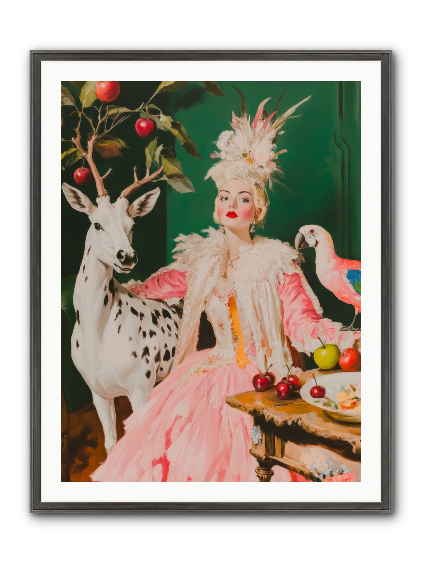 Summer At Sweet Vale Framed Print - Slimwoods Black/Silver 30x40