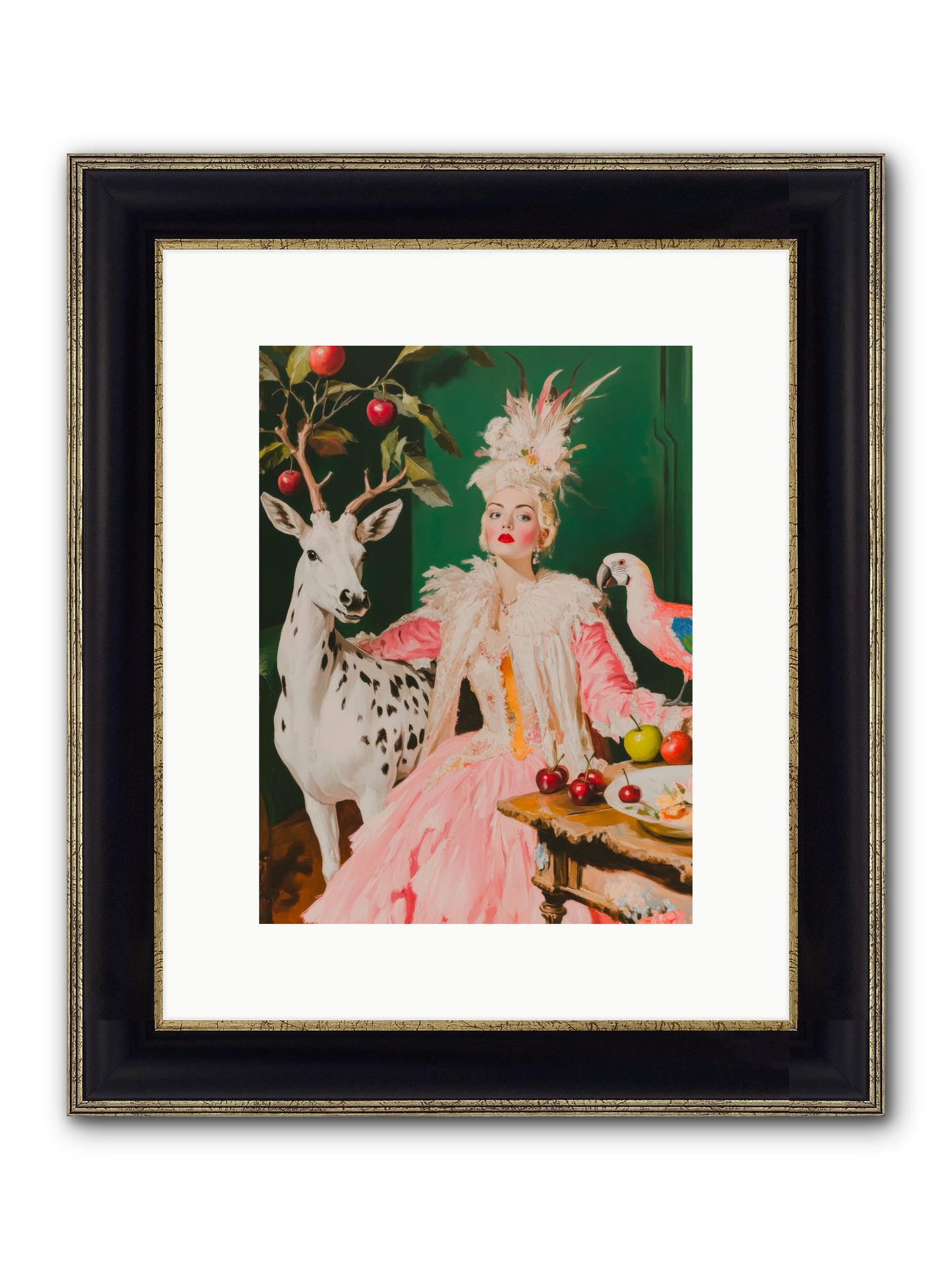 Summer At Sweet Vale Framed Print - Black & Gold 9x12