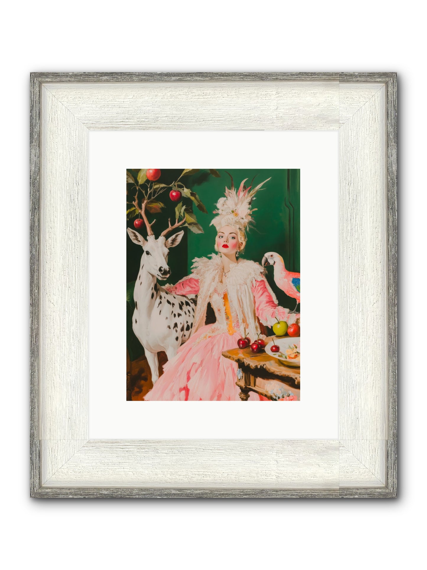 Summer At Sweet Vale Framed Print - Driftwood White 9x12