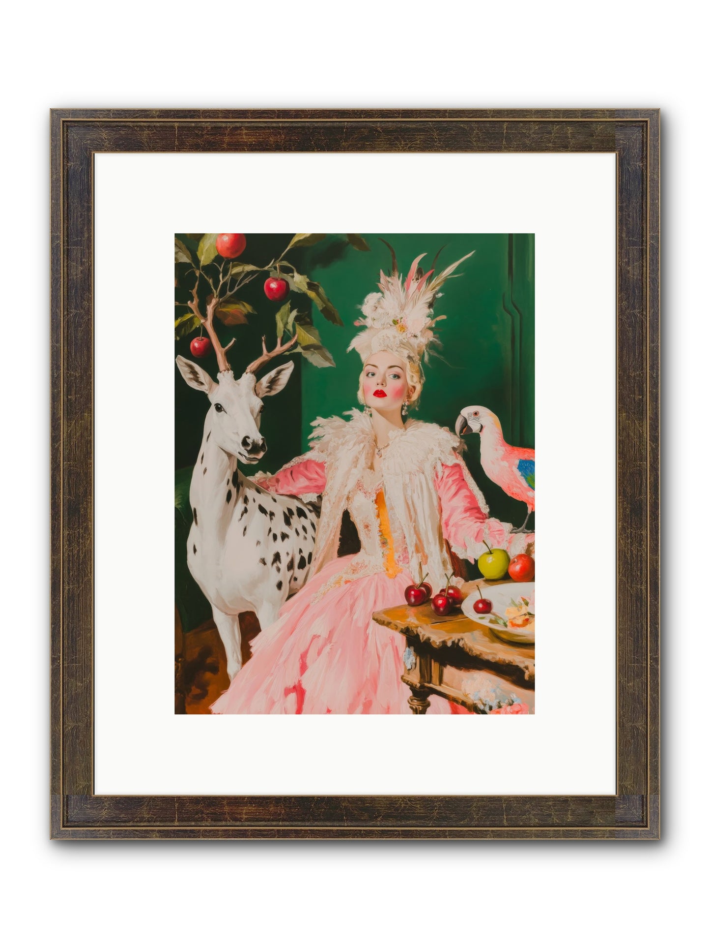 Summer At Sweet Vale Framed Print - Slimwoods Black/Gold 9x12