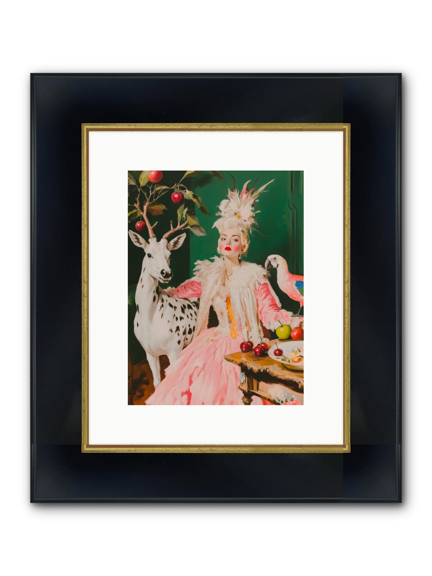 Summer At Sweet Vale Framed Print - Wide Black w/Gold 9x12