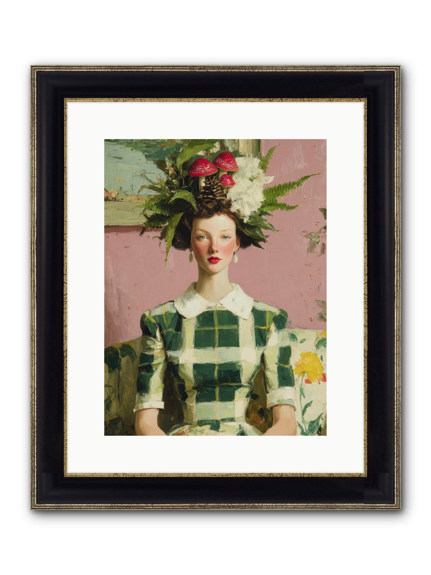 Summer Guests Only Framed Print - Black & Gold 12x16