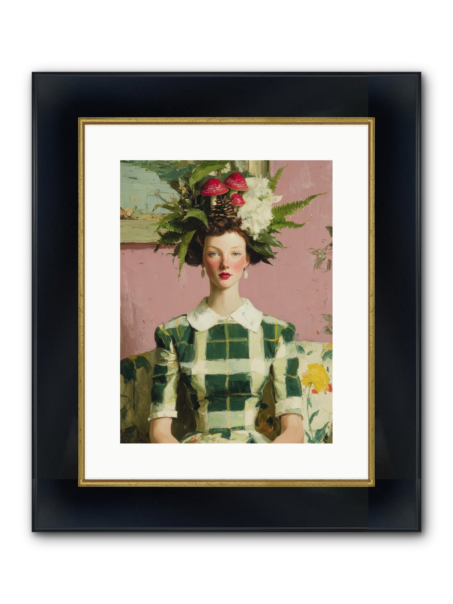 Summer Guests Only Framed Print - Wide Black w/Gold 12x16