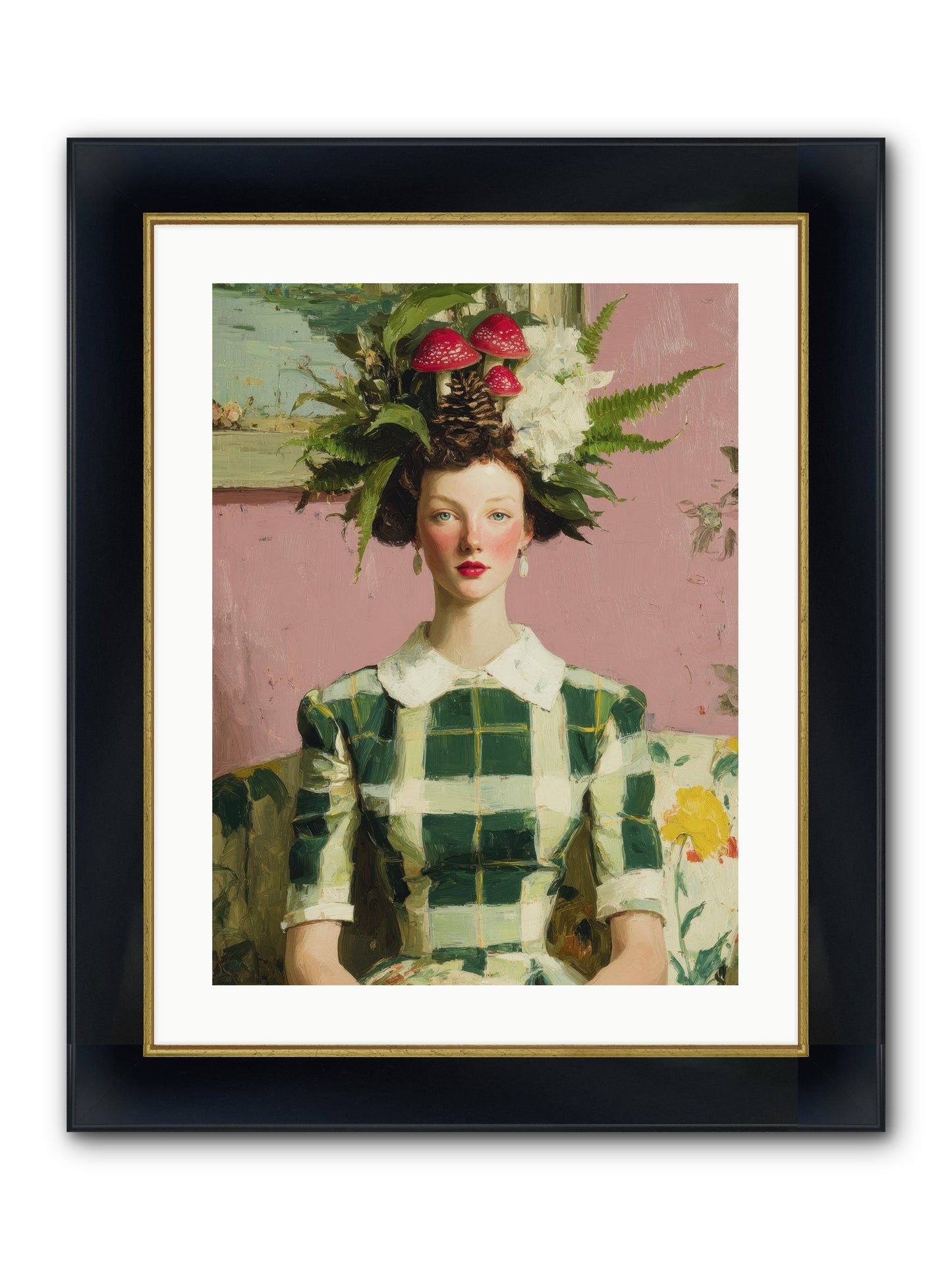 Summer Guests Only Framed Print - Wide Black w/Gold 18x24