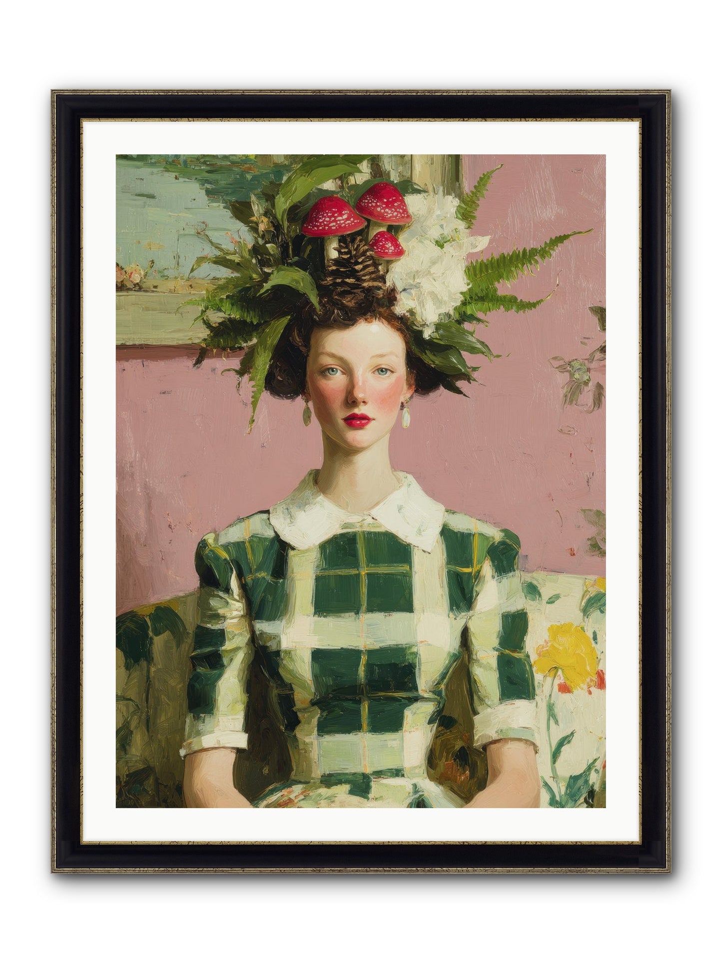 Summer Guests Only Framed Print - Black & Gold 30x40