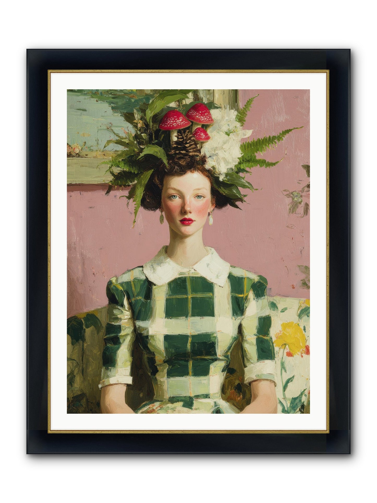Summer Guests Only Framed Print - Wide Black w/Gold 30x40