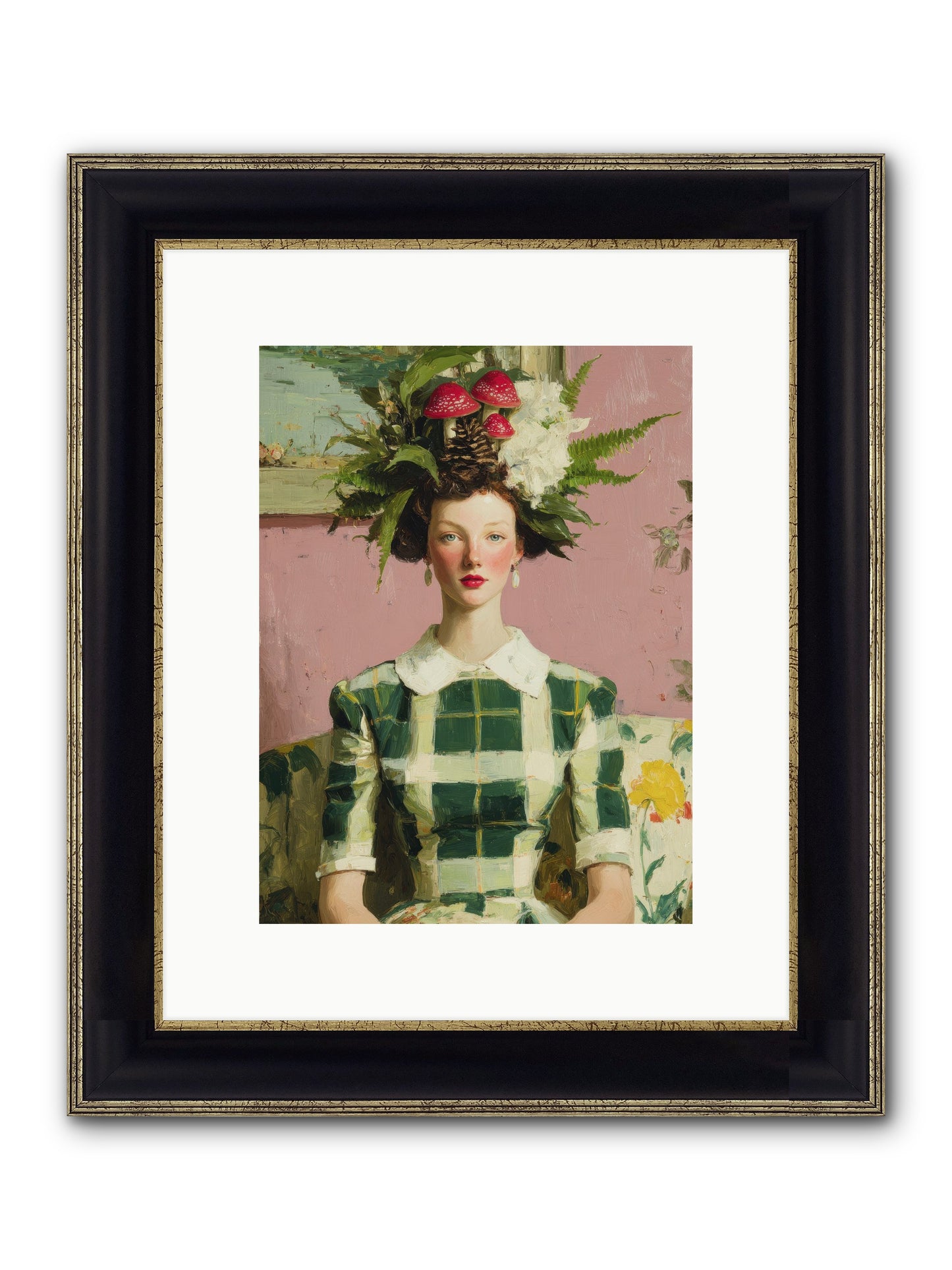 Summer Guests Only Framed Print - Black & Gold 9x12