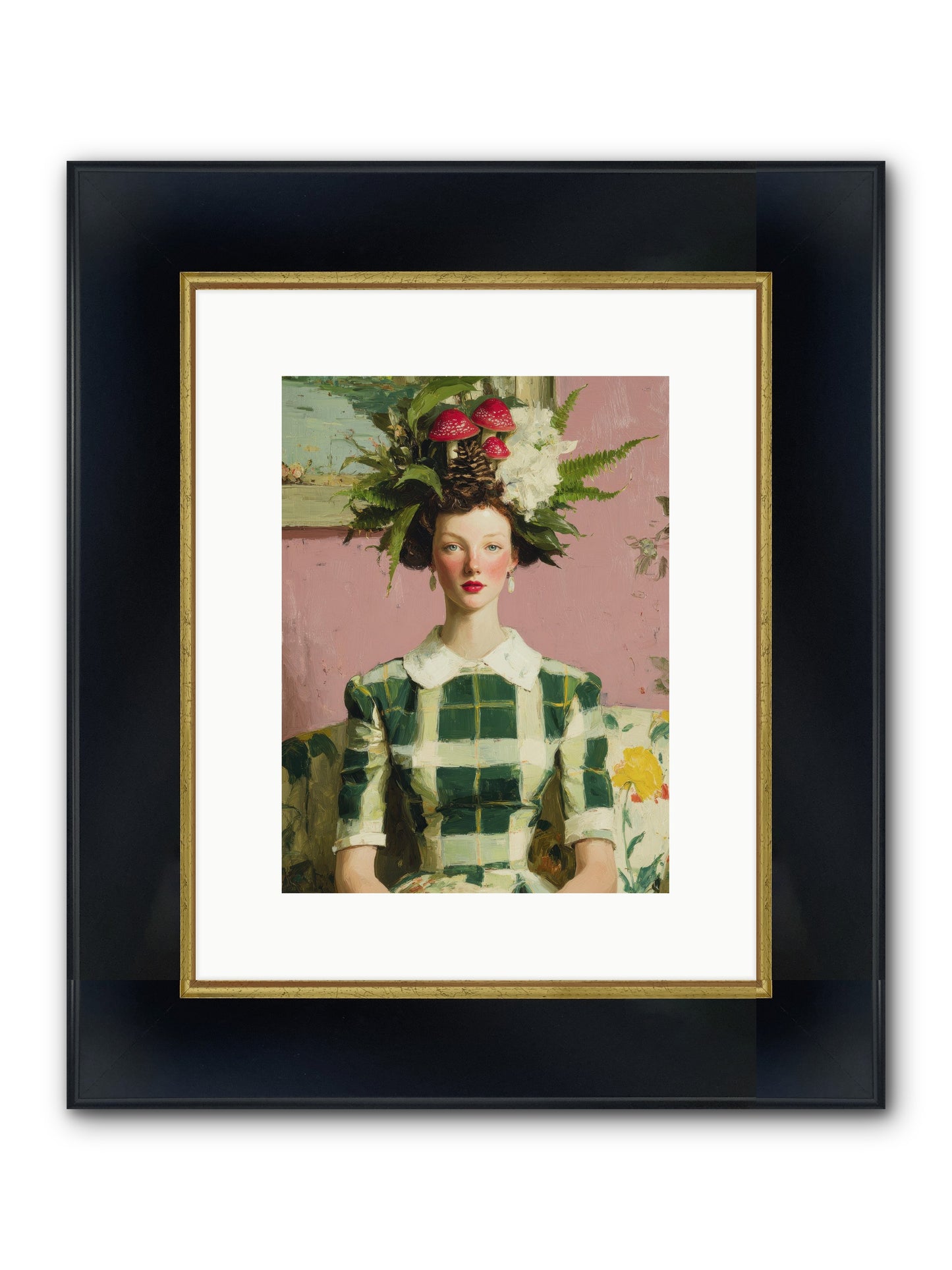 Summer Guests Only Framed Print - Wide Black w/Gold 9x12