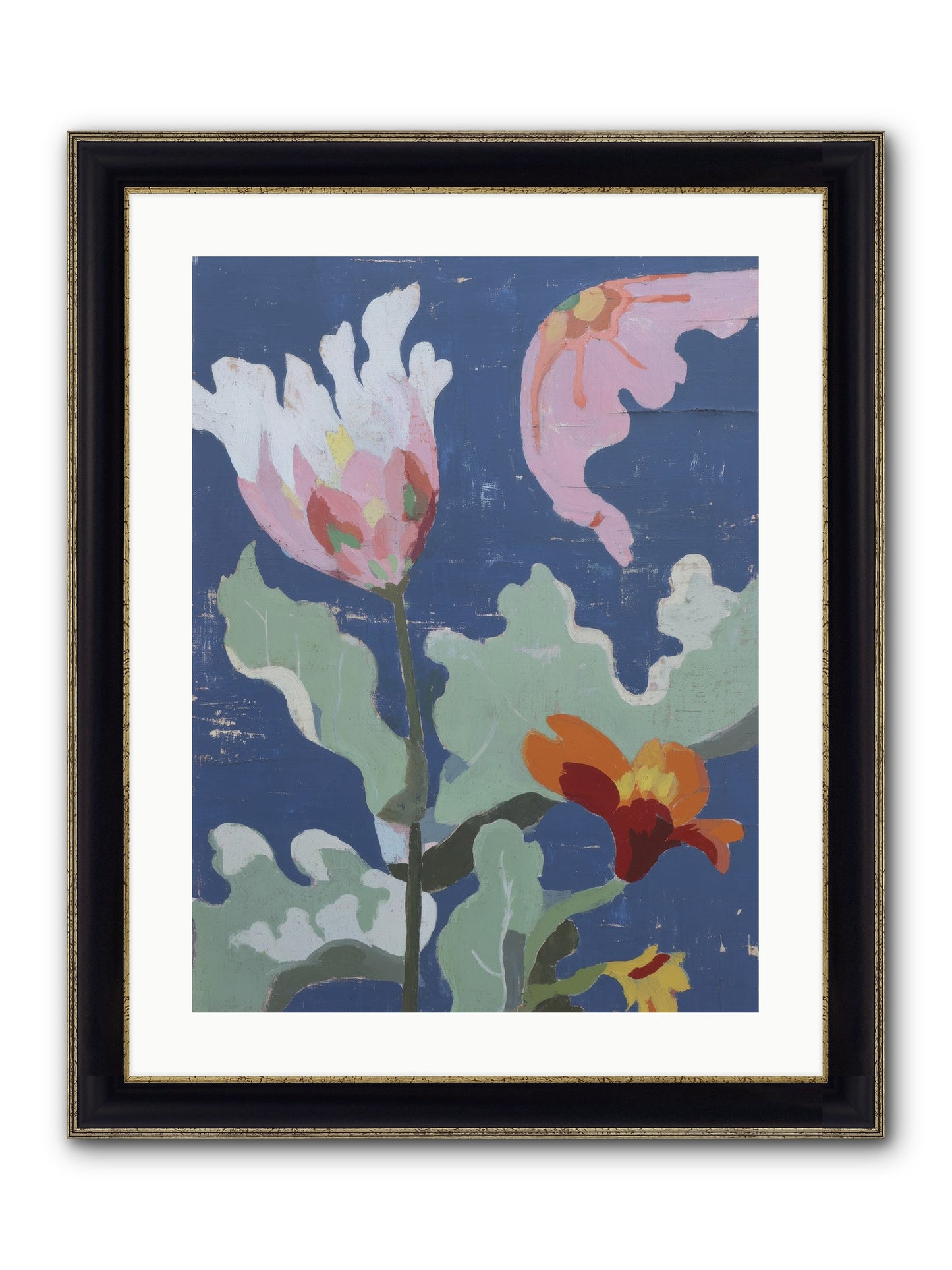 Summer Memory Framed Print - Black & Gold 18x24