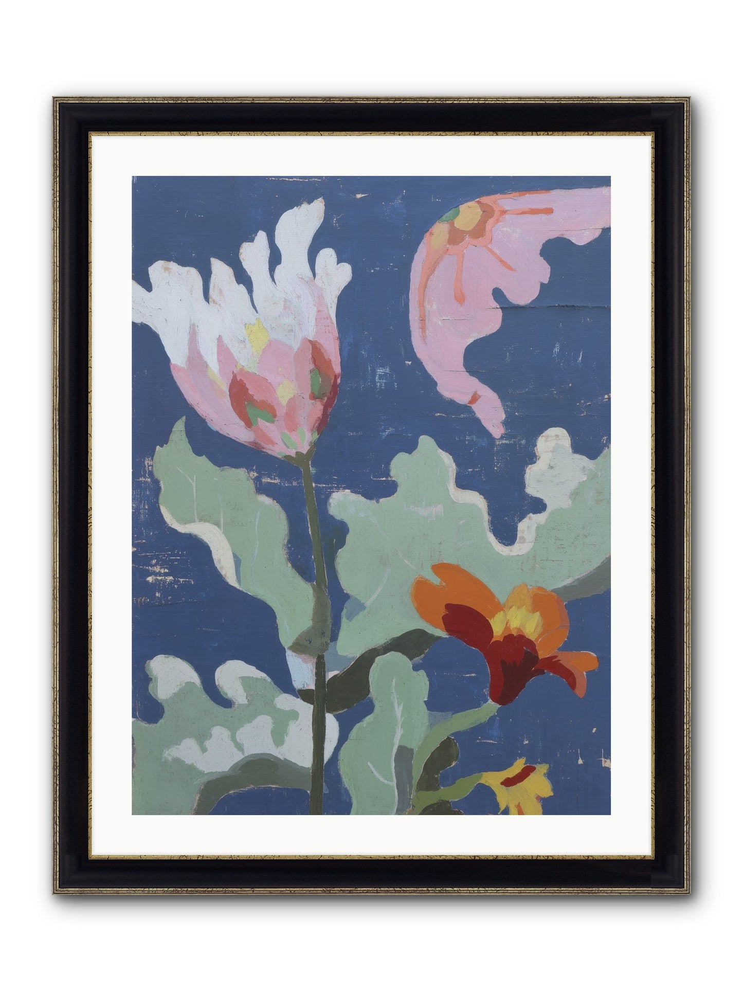 Summer Memory Framed Print - Black & Gold 24x32