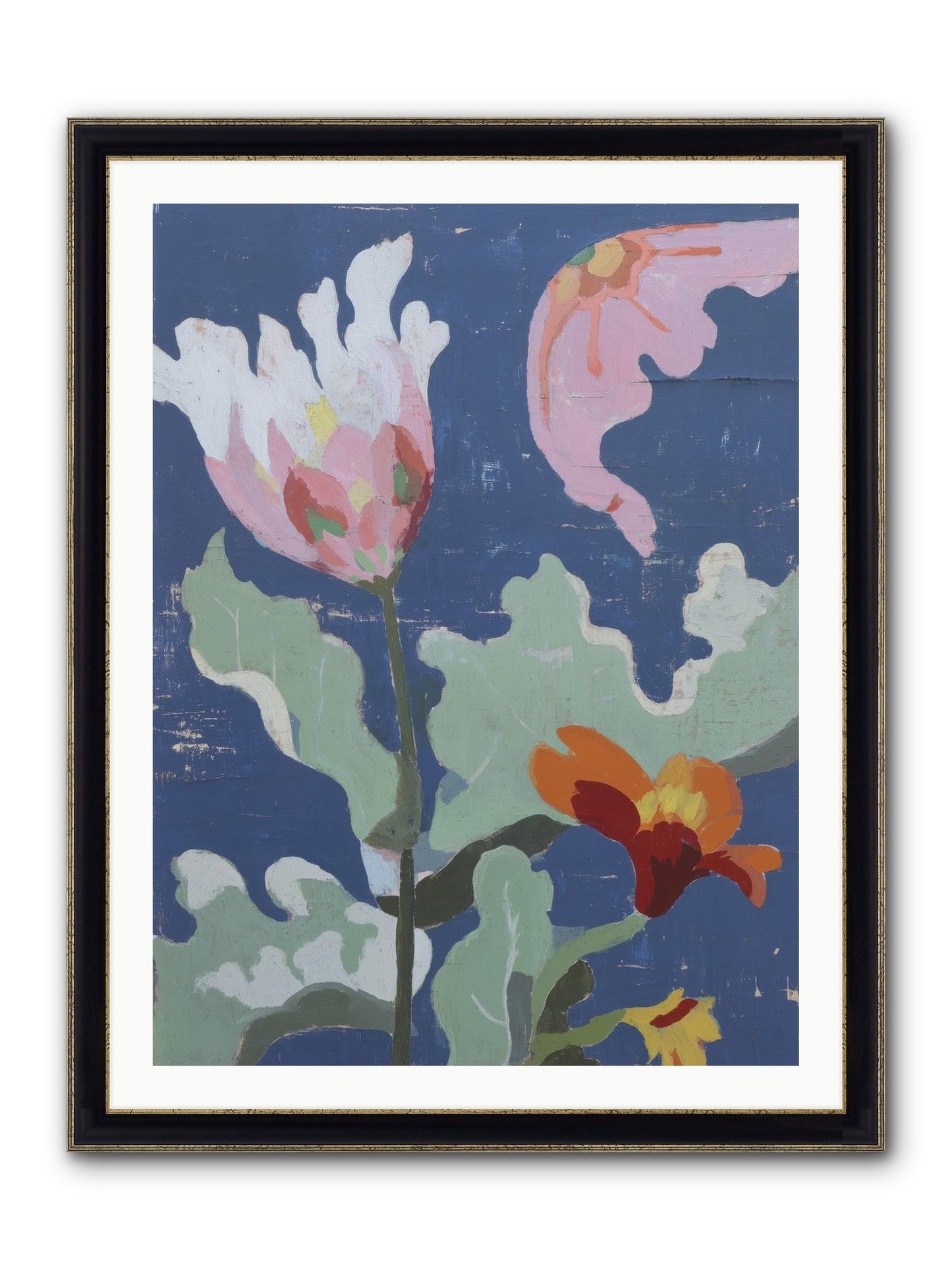 Summer Memory Framed Print - Black & Gold 30x40