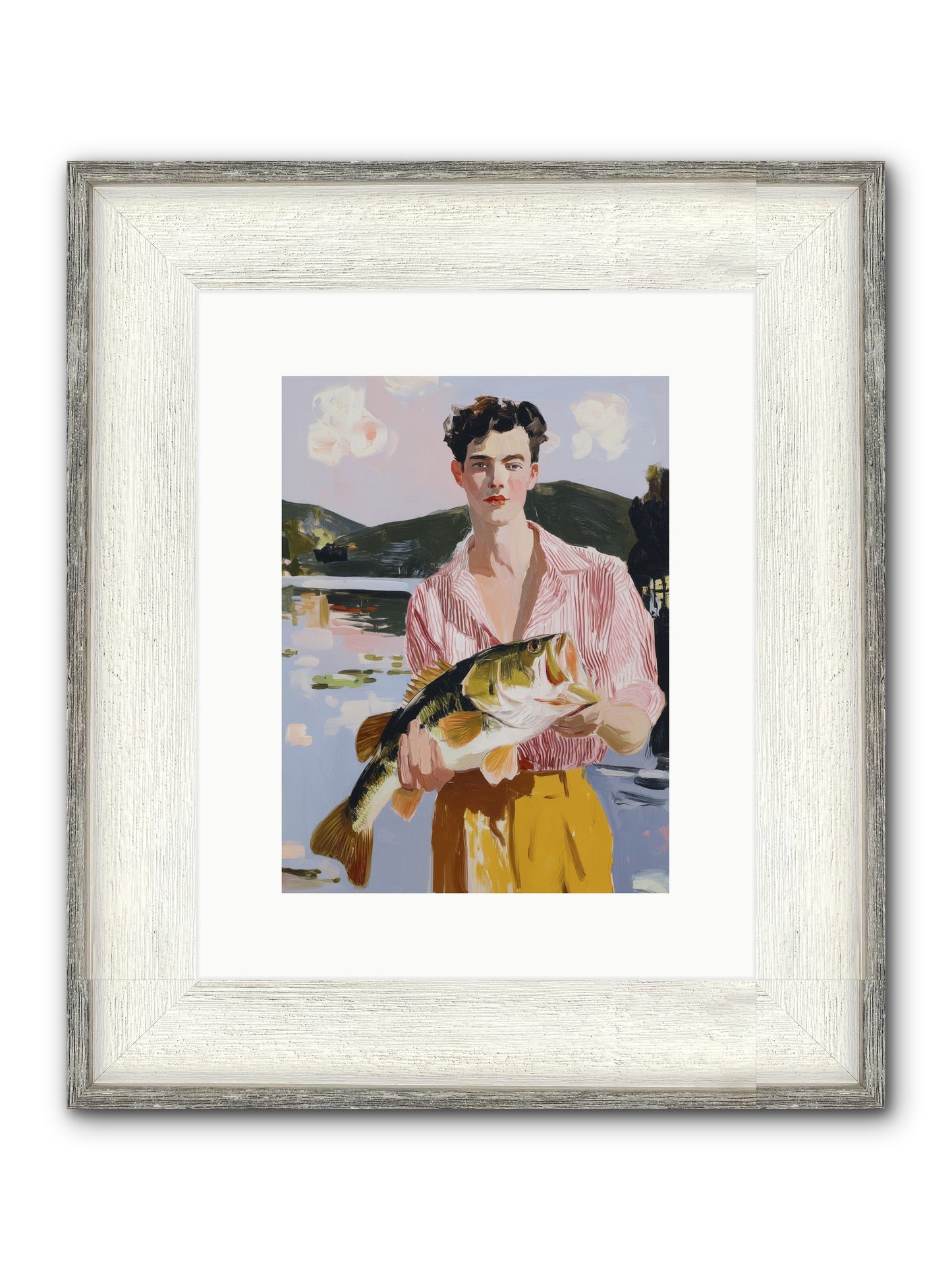 Summer's Essence Framed Print - Driftwood White 9x12
