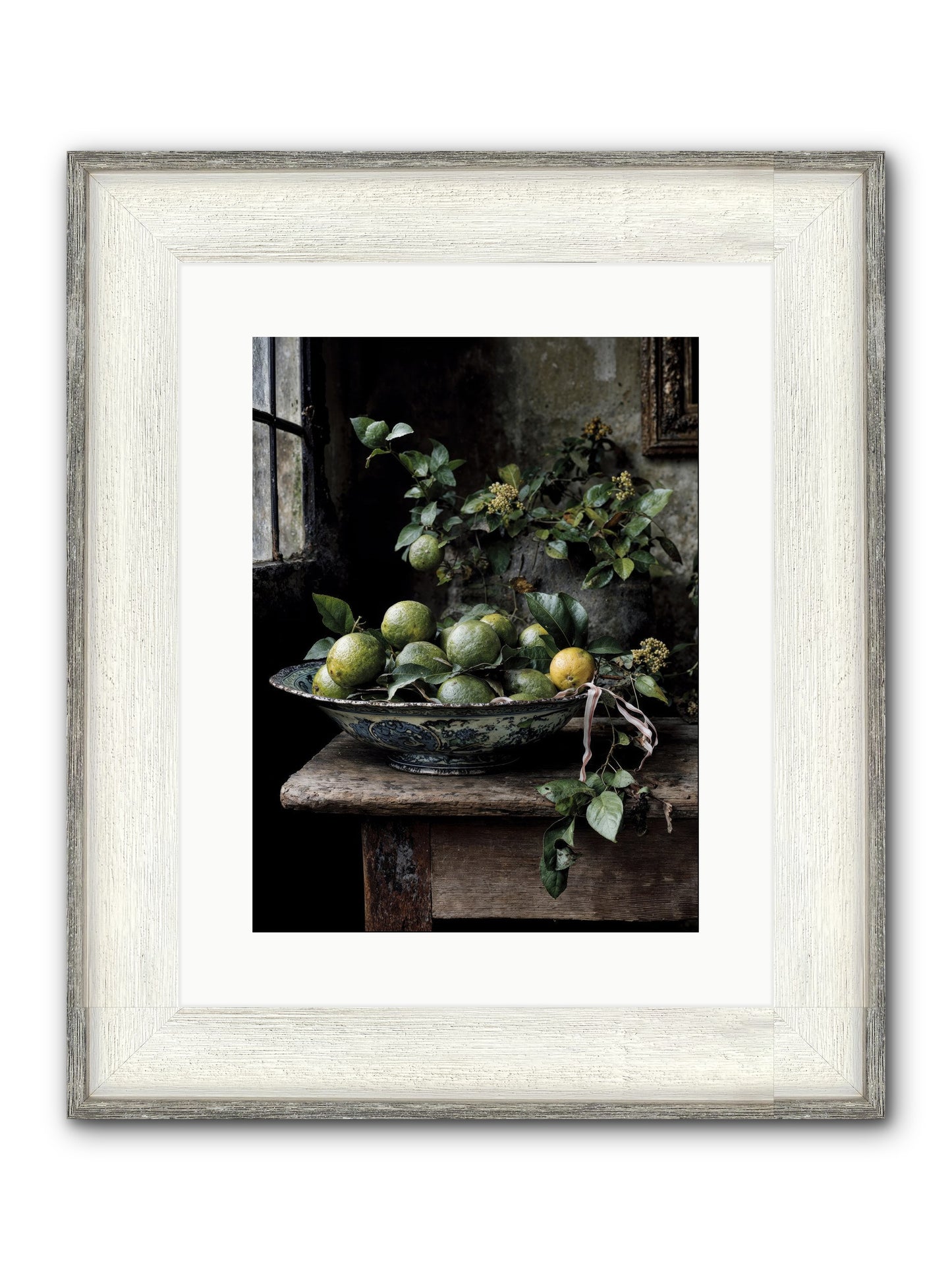 Summer's Golden Secret Framed Print - Driftwood White 12x16