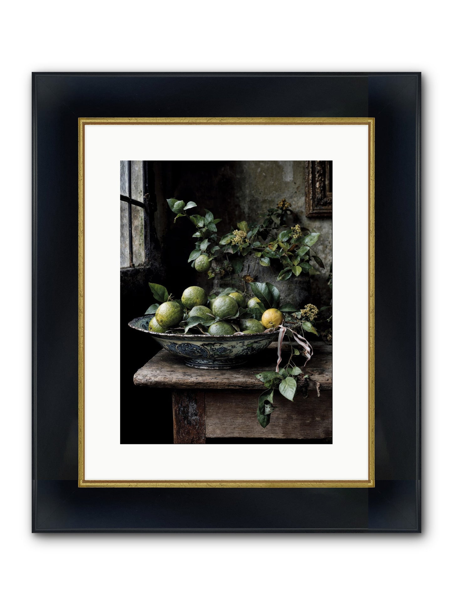 Summer's Golden Secret Framed Print - Wide Black w/Gold 12x16