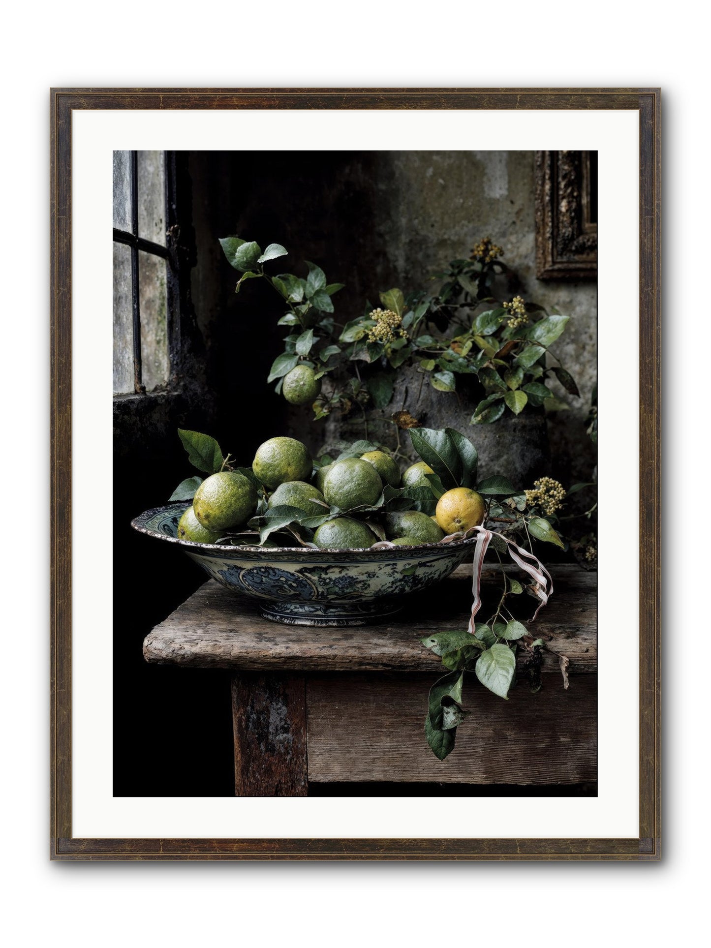 Summer's Golden Secret Framed Print - Slimwoods Black/Gold 24x32