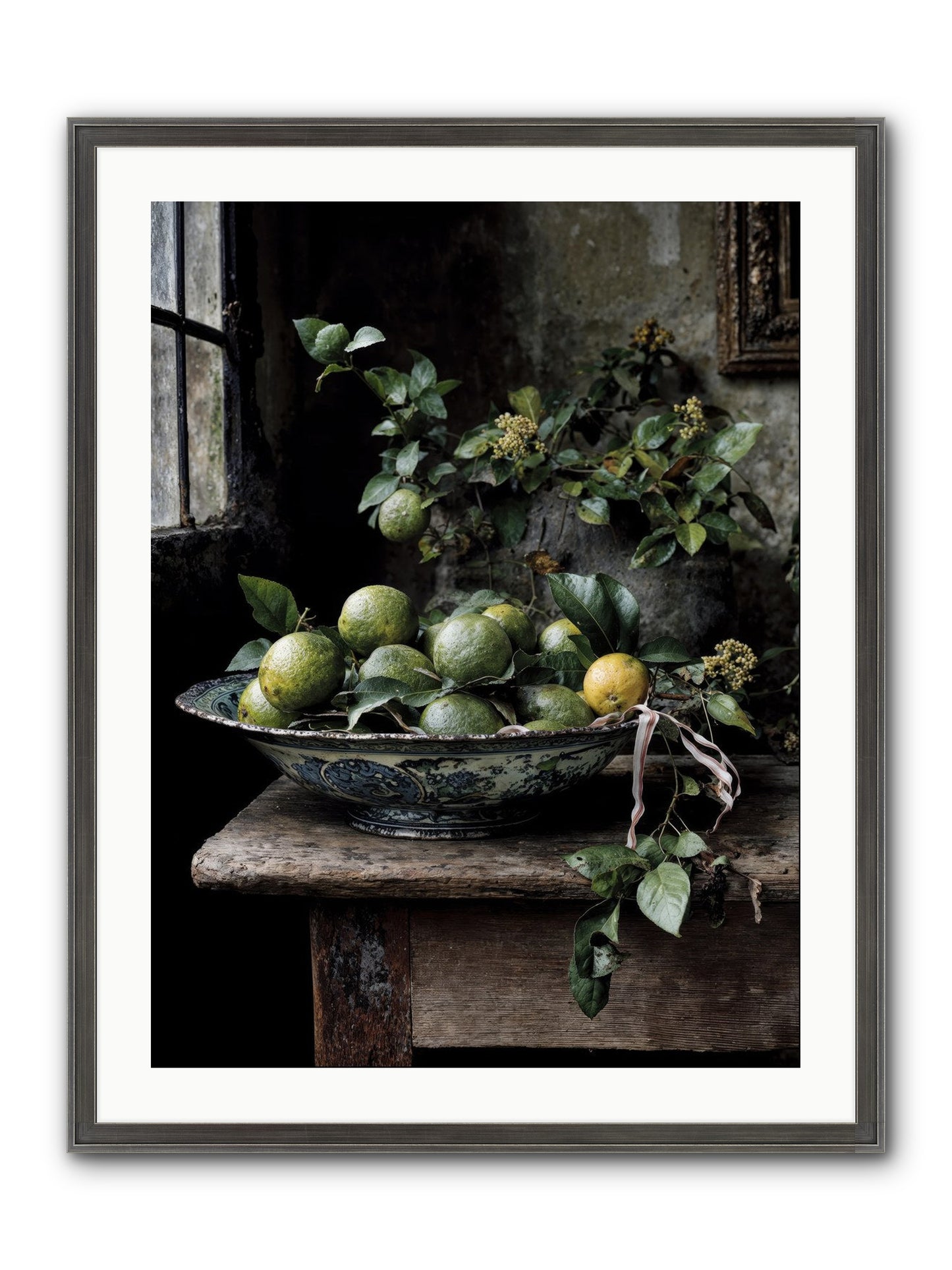 Summer's Golden Secret Framed Print - Slimwoods Black/Silver 24x32